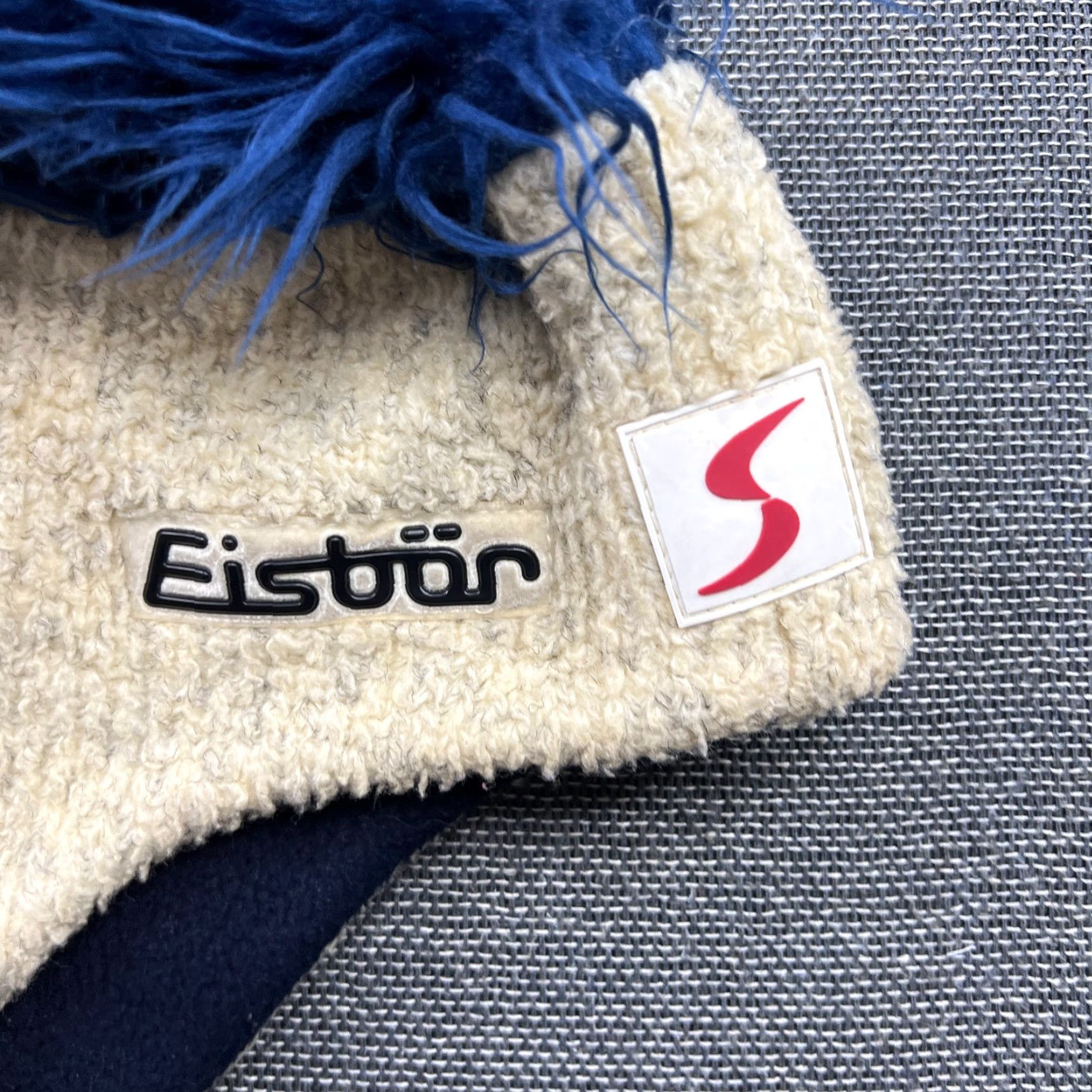 Vintage VINTAGE Eisbar Beanie Hat Unisex Adults 55 Beige Fleece Insulated Thermal Lined Ski Fur Size XXL / US 16-18 / IT 52-54 - 2 Thumbnail