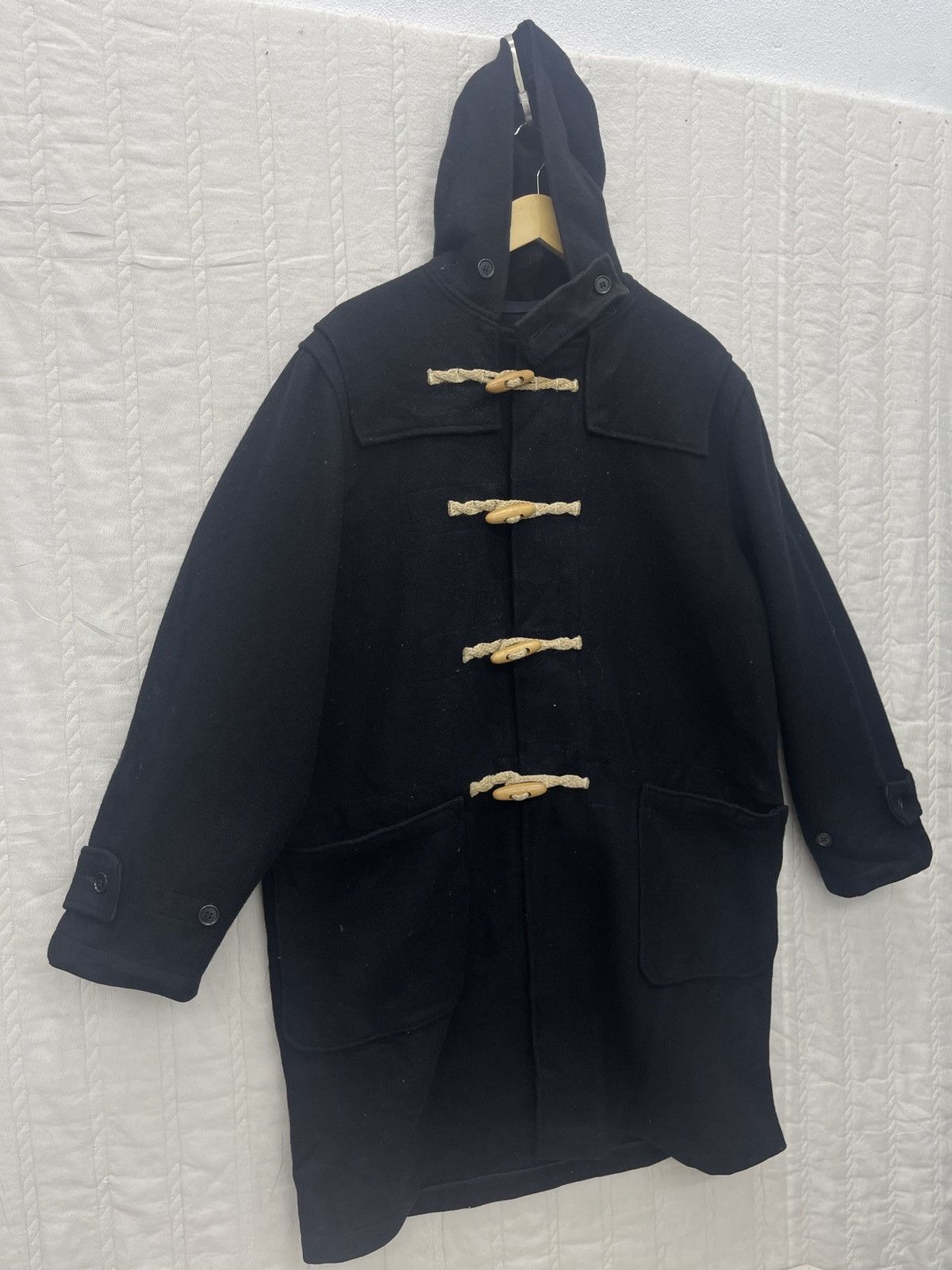 Schott ARCHIVE💥SCHOTT WOOL DUFFLE HOODIE Size US L / EU 52-54 / 3 - 2 Thumbnail