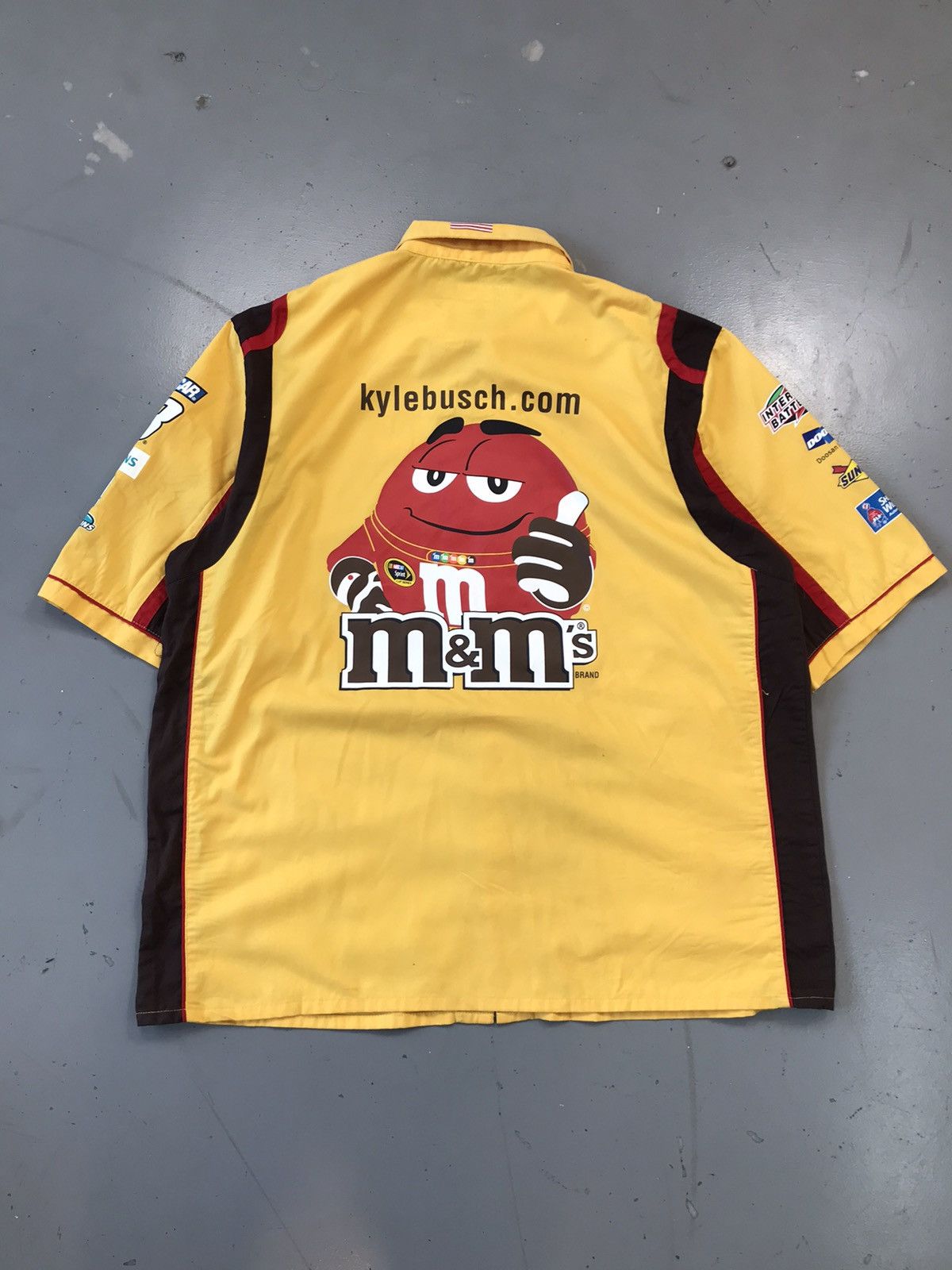 NASCAR × Vintage Crazy vintage nascar SpellOut printed half sleeves shirt Size US XL / EU 56 / 4 - 8 Thumbnail
