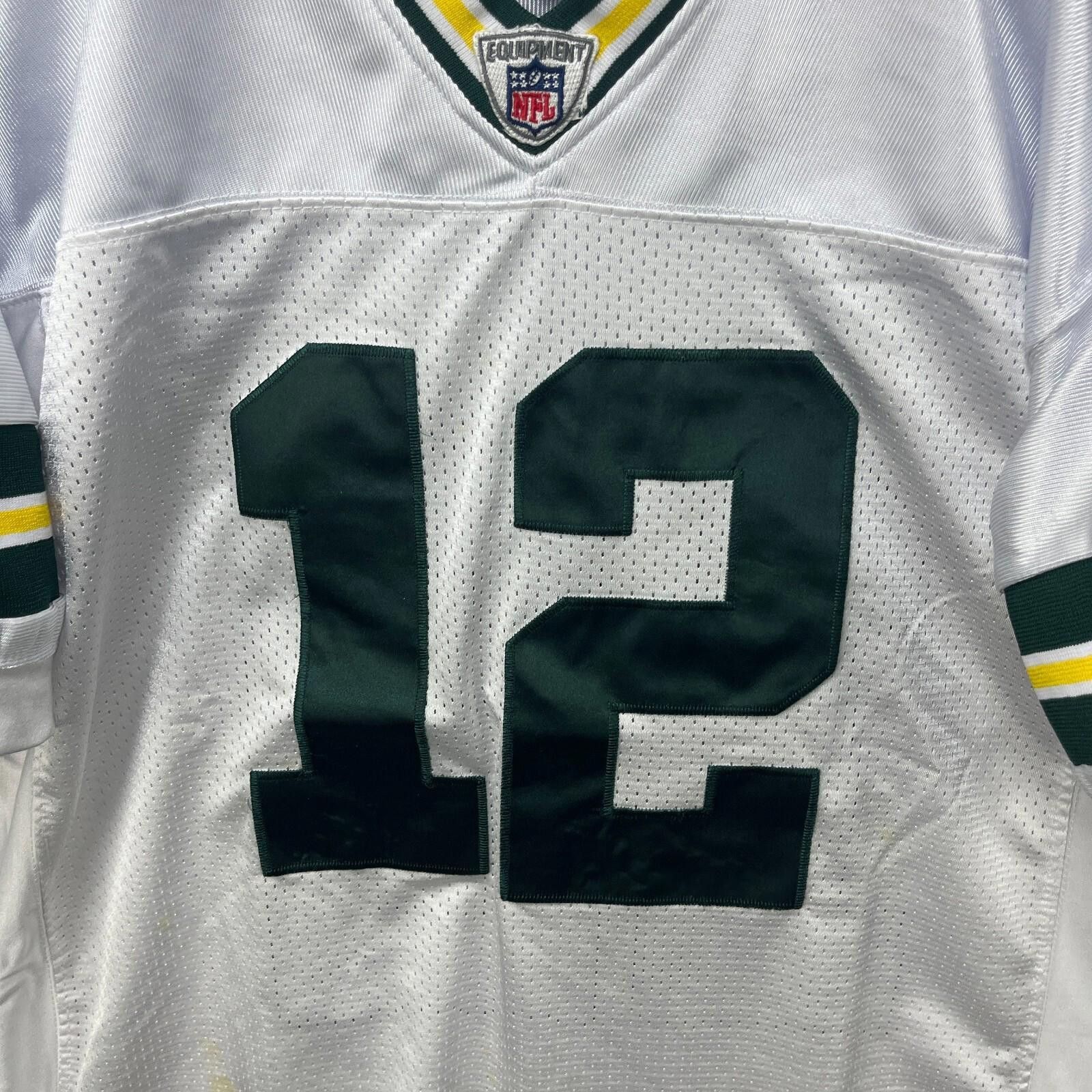 Reebok Vintage NFL Green Bay Packers Aaron Rodgers Jersey Size 48 Size ONE SIZE - 3 Thumbnail