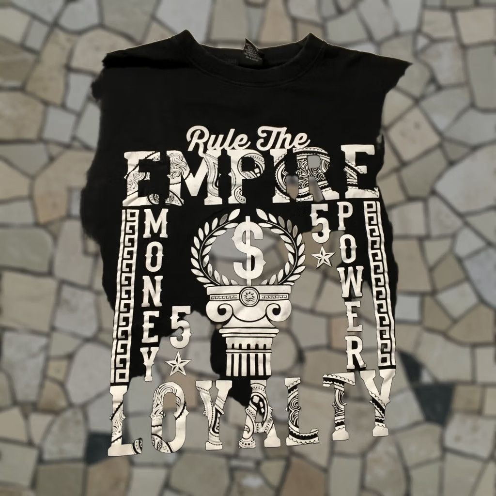 Vintage empire loyalty Grunge money power Tee y2k black 5XL Men's Size US XXL / EU 58 / 5 - 1 Thumbnail