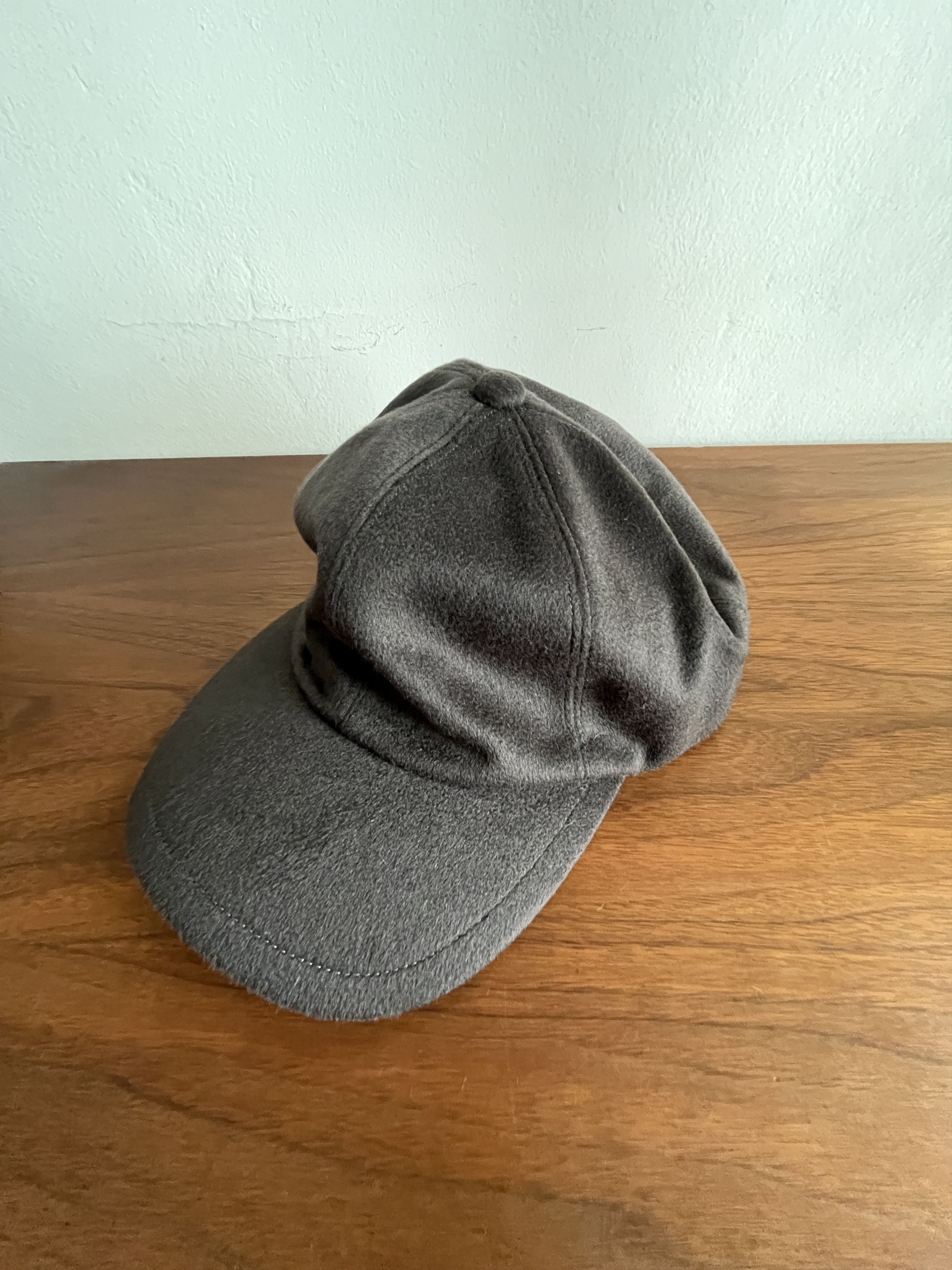 KIJIMA TAKAYUKI brown cap, cashmere Size ONE SIZE - 1 Thumbnail