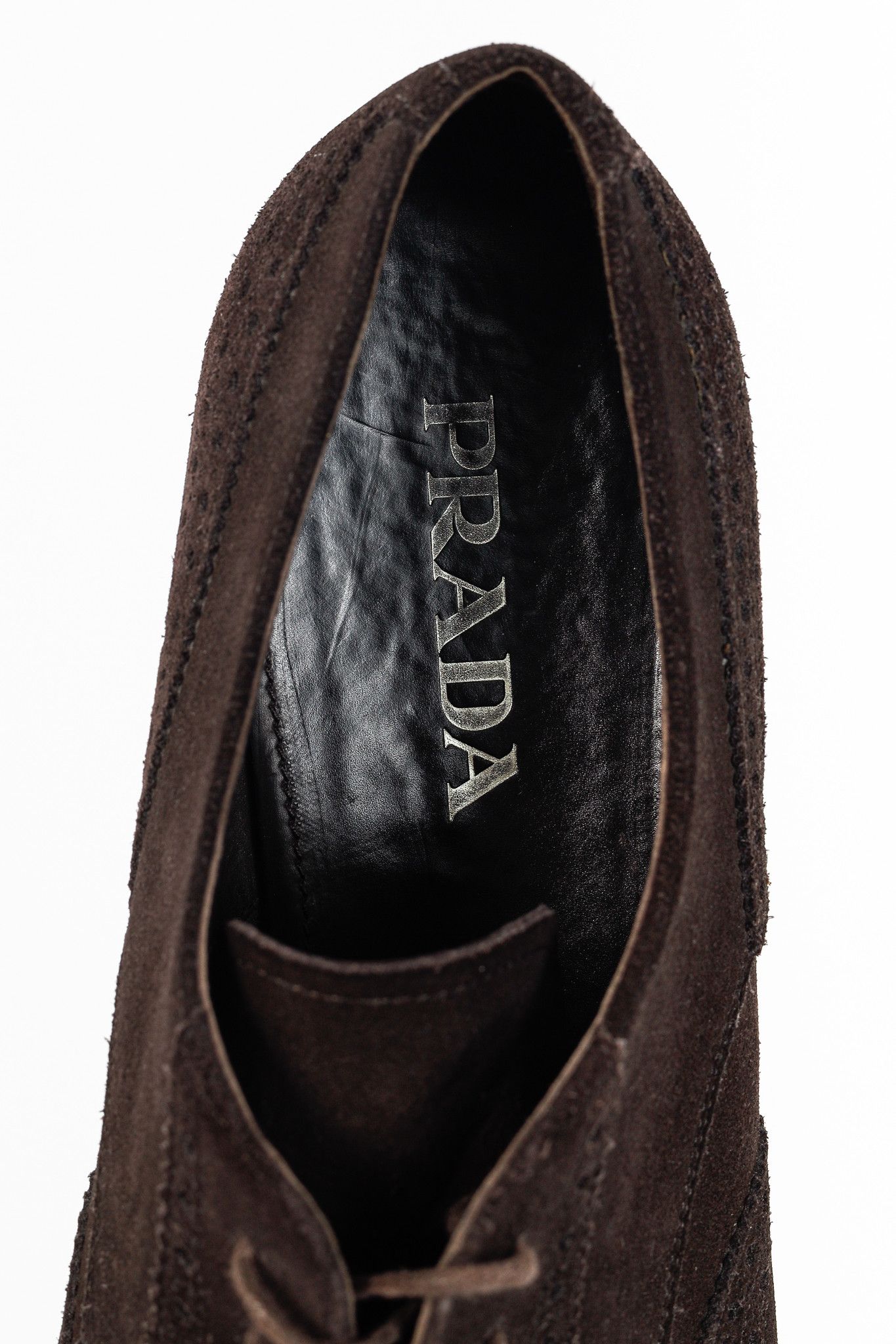 Prada Prada Moro Suede Wingtip Derbies Size US 10 / EU 43 - 9 Thumbnail