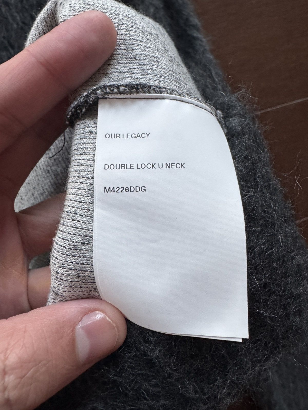 Our Legacy Our Legacy double lock brushed sweater Size US M / EU 48-50 / 2 - 4 Thumbnail