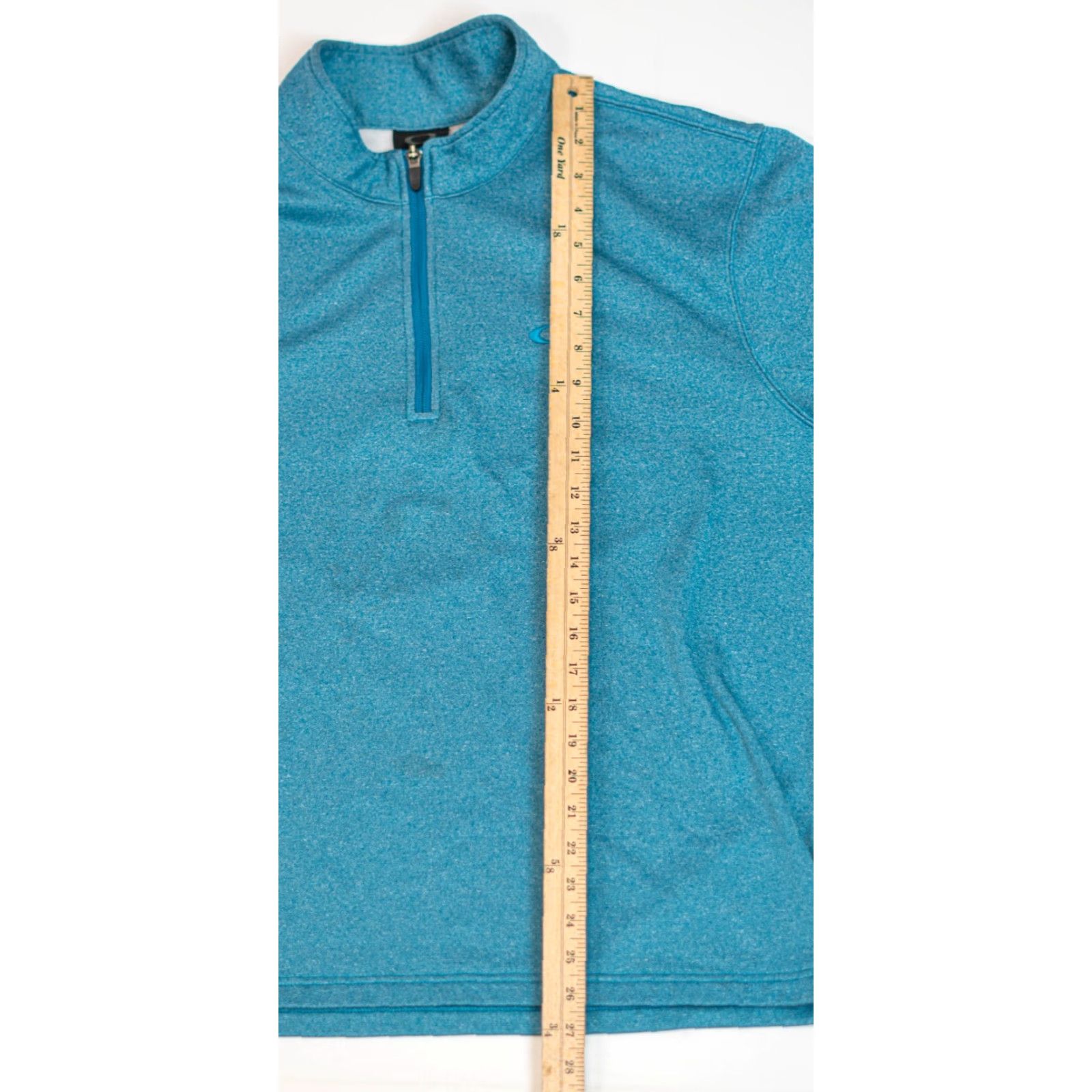 Oakley Oakley Sweatshirt Men’s Size XL Teal 1/4 Zip Fleece Pullover Golf Embroidered Logo Plane Size US XL / EU 56 / 4 - 7 Thumbnail