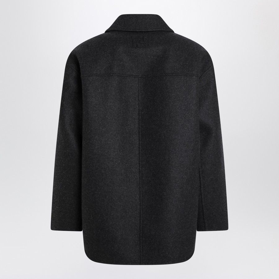 Fendi o1d2blof0226 Double Breasted Coat In Slate Grey Size US S / EU 44-46 / 1 - 2 Thumbnail