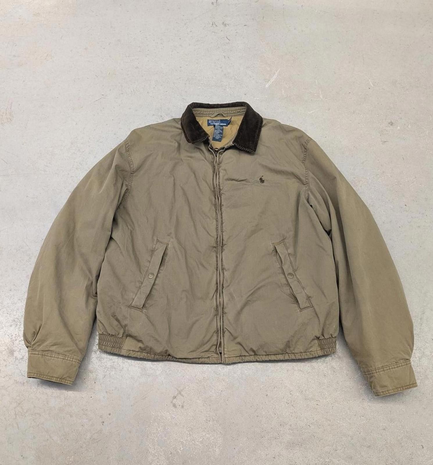 Polo Ralph Lauren Vintage Polo Ralph Lauren Outdoor Apparel Down Olive Jacket Size US XL / EU 56 / 4 - 1 Thumbnail