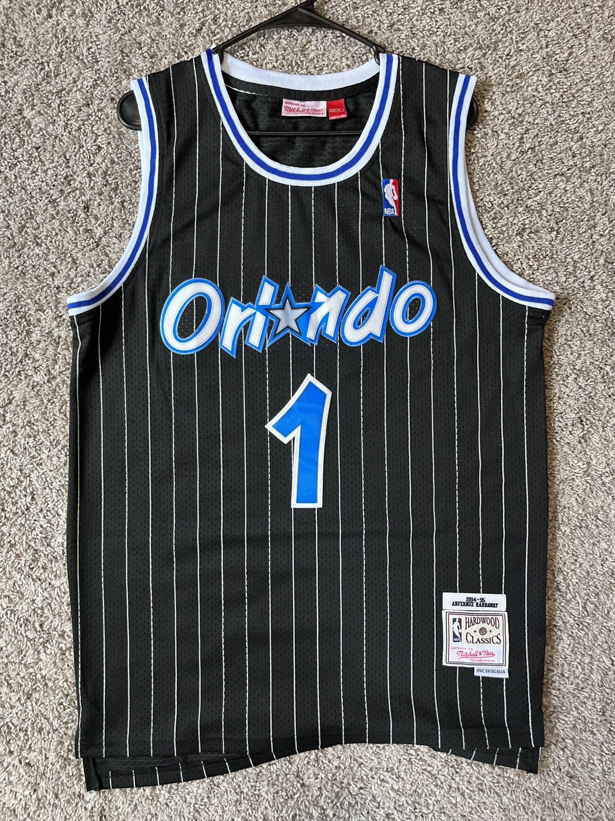 Mitchell & Ness Penny Hardaway Magic Jersey Size US XL / EU 56 / 4 - 3 Thumbnail