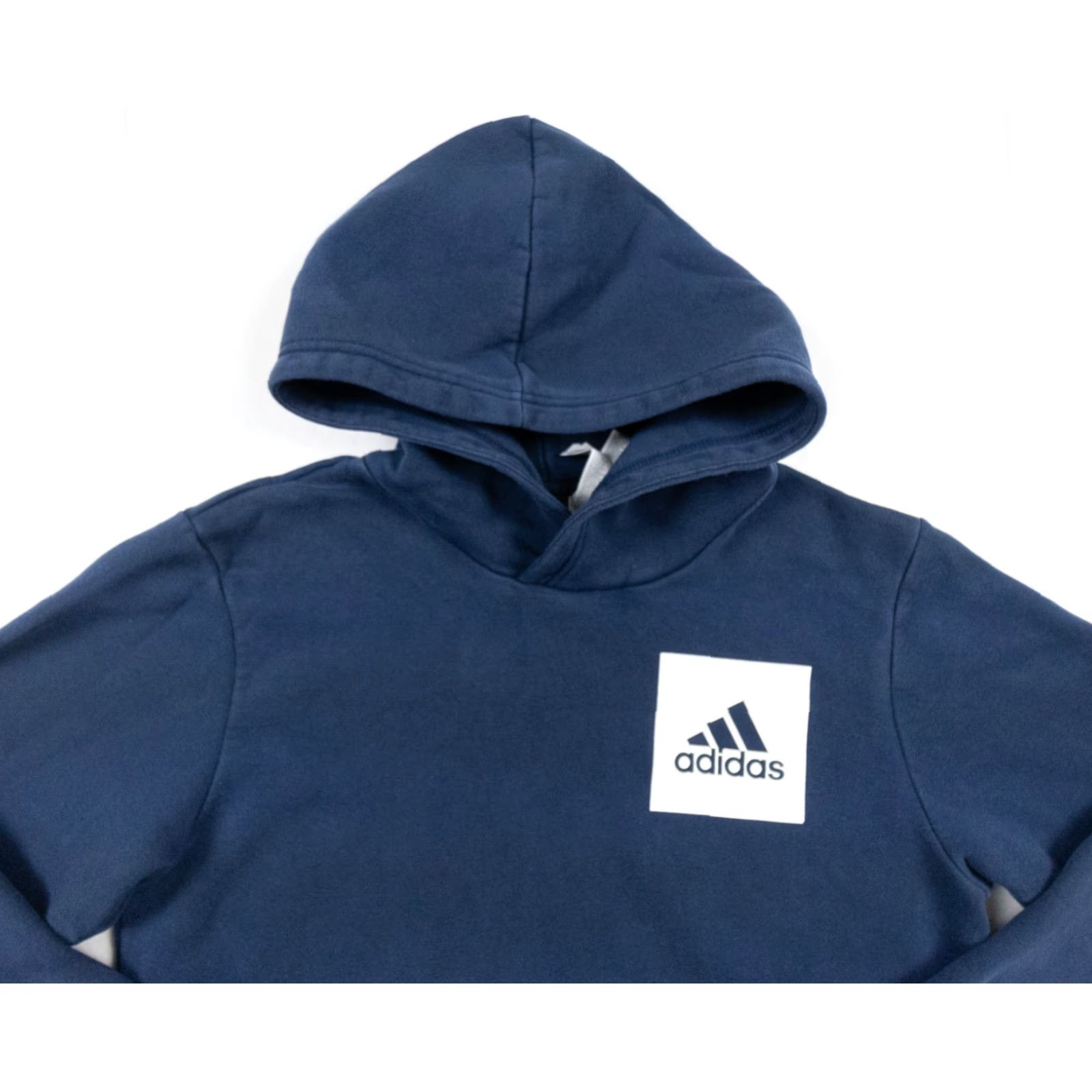 Adidas Adidas Hoodie Adult Medium Blue Pullover Hooded Sweatshirt Men Size M, Logo, Fleece, Cotton-Polyester, Regular Fit Size US M / EU 48-50 / 2 - 2 Thumbnail