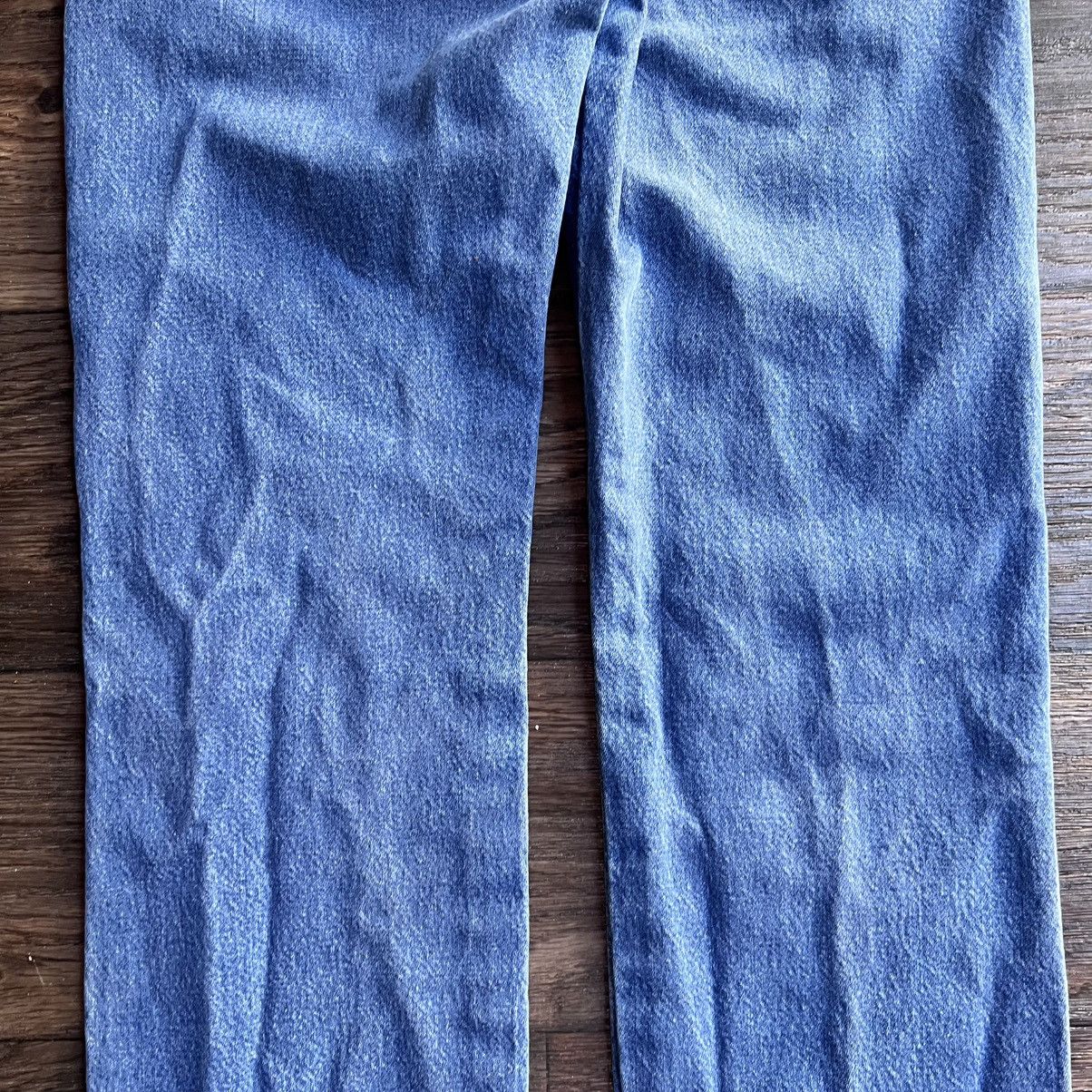 Wrangler Made in Mexico 2000s Tall & Thin Blue Denim 29x34 Size US 29 - 8 Thumbnail