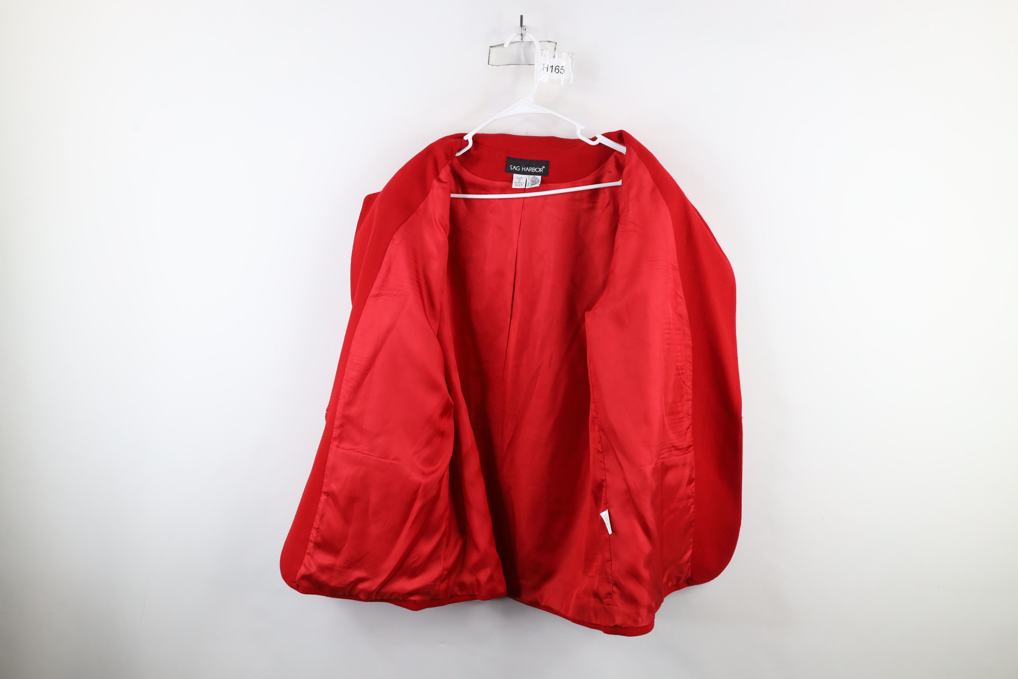 Vintage Vintage 90s Streetwear One Button Blazer Suit Jacket Red Size XXL / US 16-18 / IT 52-54 - 10 Thumbnail