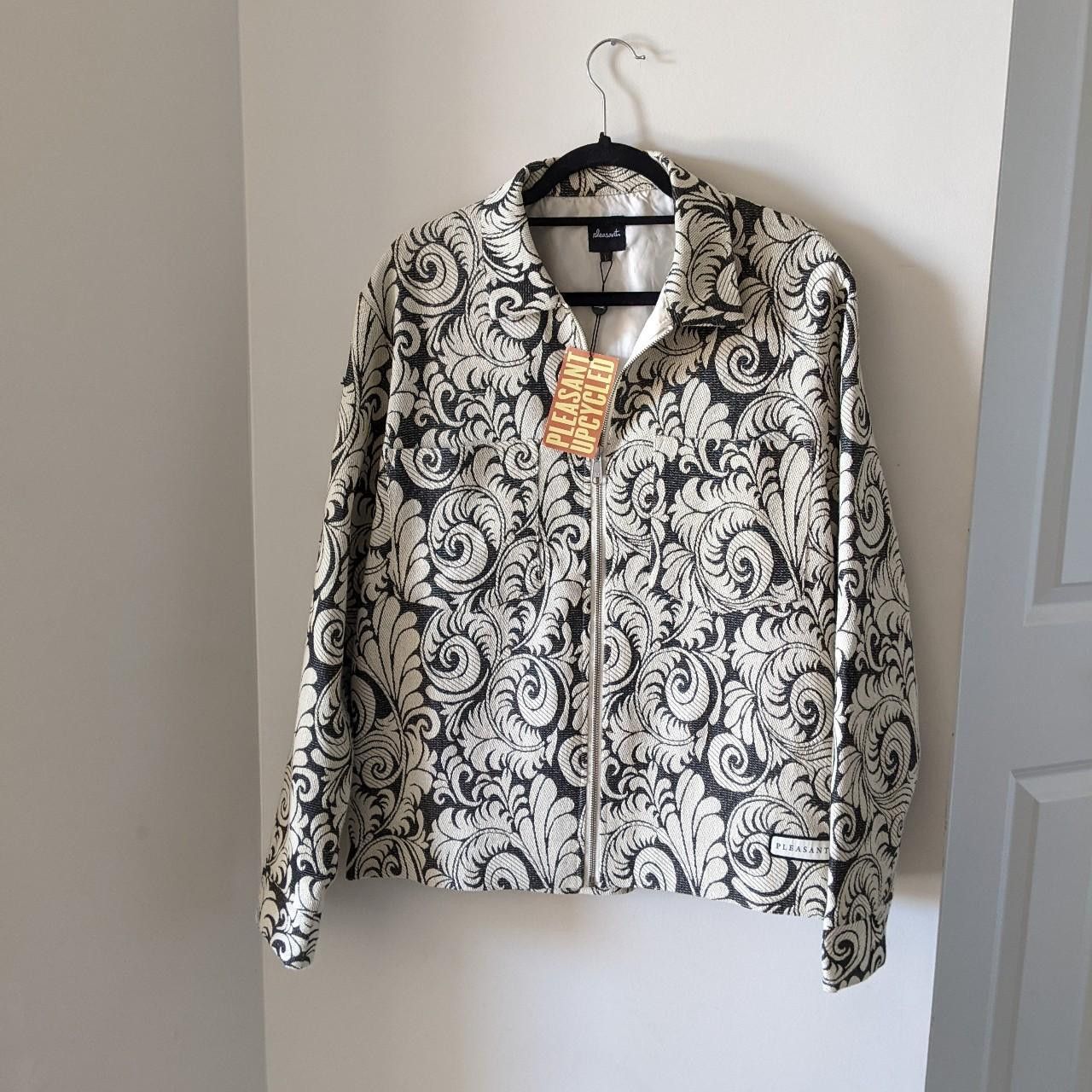 Other Black & White Floral Jacket Size US L / EU 52-54 / 3 - 1 Thumbnail