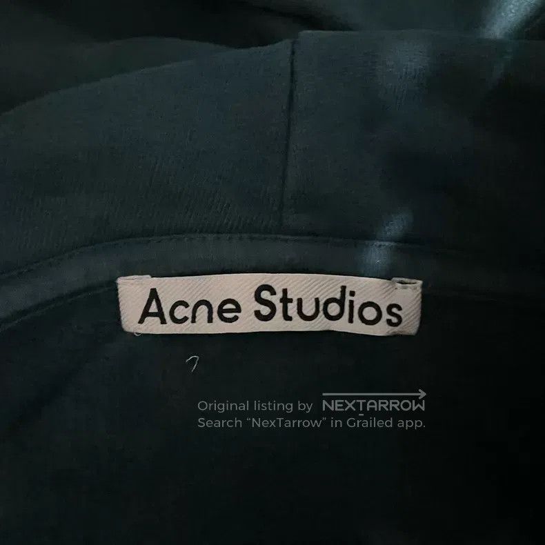Acne Studios Acne Studios Logo washed distressed sporty hooded sweatshi Size US XXS / EU 40 - 5 Thumbnail
