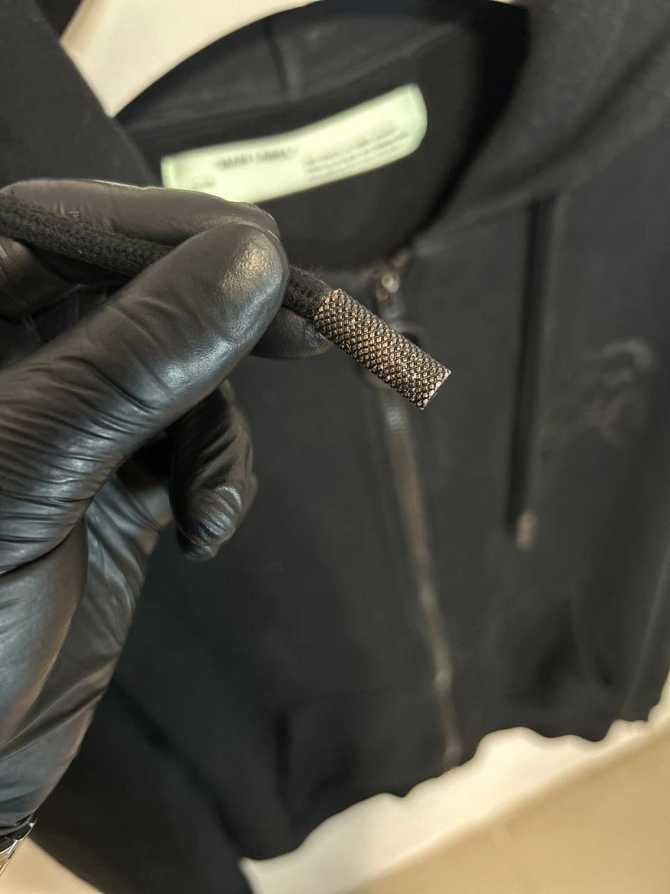 Off-White Off-White Temperature Zip Hoodie Black Size US XL / EU 56 / 4 - 5 Thumbnail