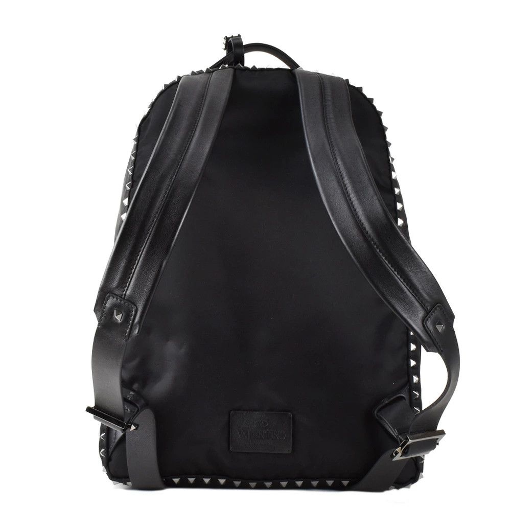Valentino Valentino Garavani Studded Black Nylon Backpack Size ONE SIZE - 3 Thumbnail