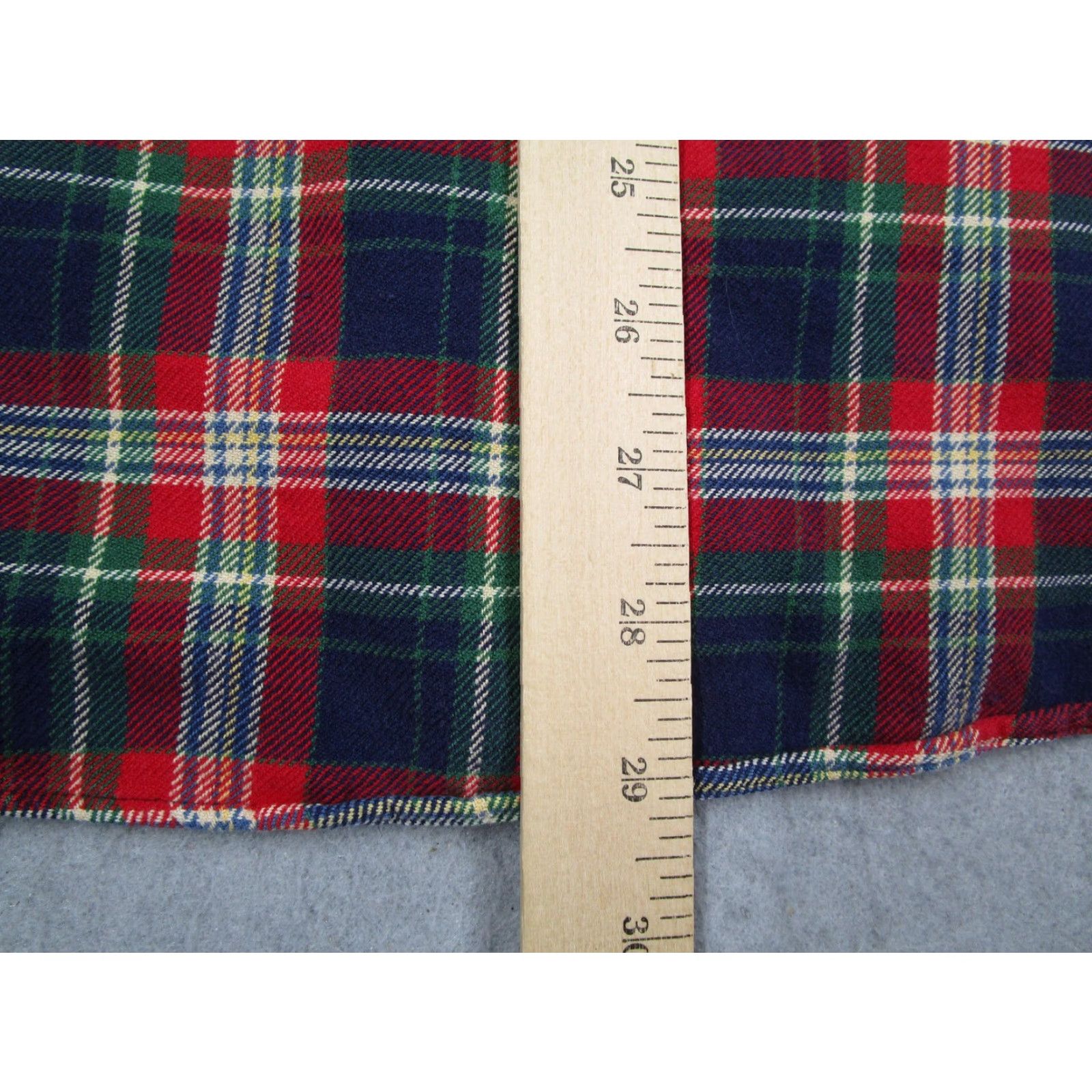 Ralph Lauren Ralph Lauren Shirt Mens Large Red Green Plaid Flannel Button-Down Pony Embroidered Classic Fit Shirt Size US L / EU 52-54 / 3 - 6 Thumbnail