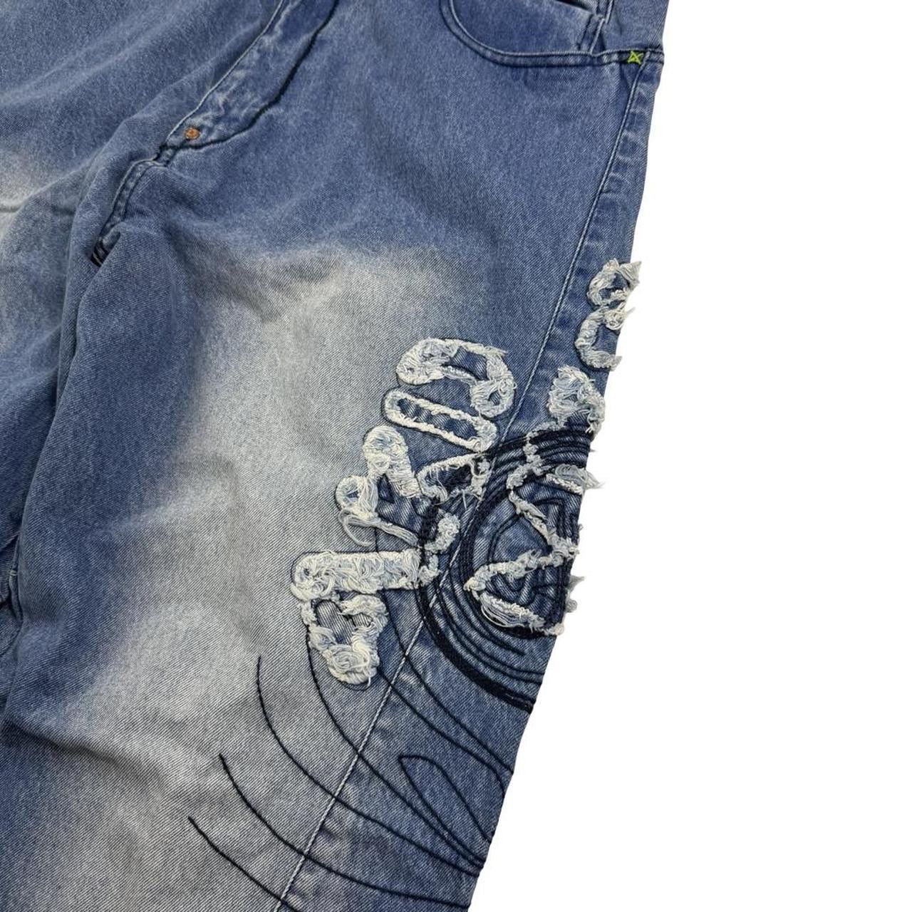 Akademiks Vintage Akademiks Embroidered Baggy Denim Jeans - Waist: 38 Size US 38 / EU 54 - 5 Thumbnail