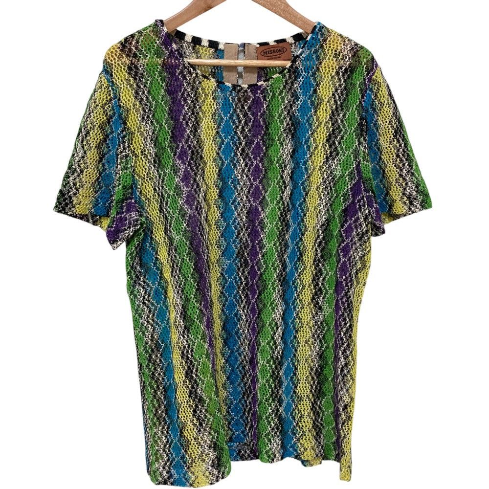 Other Other Missoni Mesh Knit Short Sleeve Top Cotton Tops DUTY FREE for USA Size ONE SIZE - 1 Thumbnail