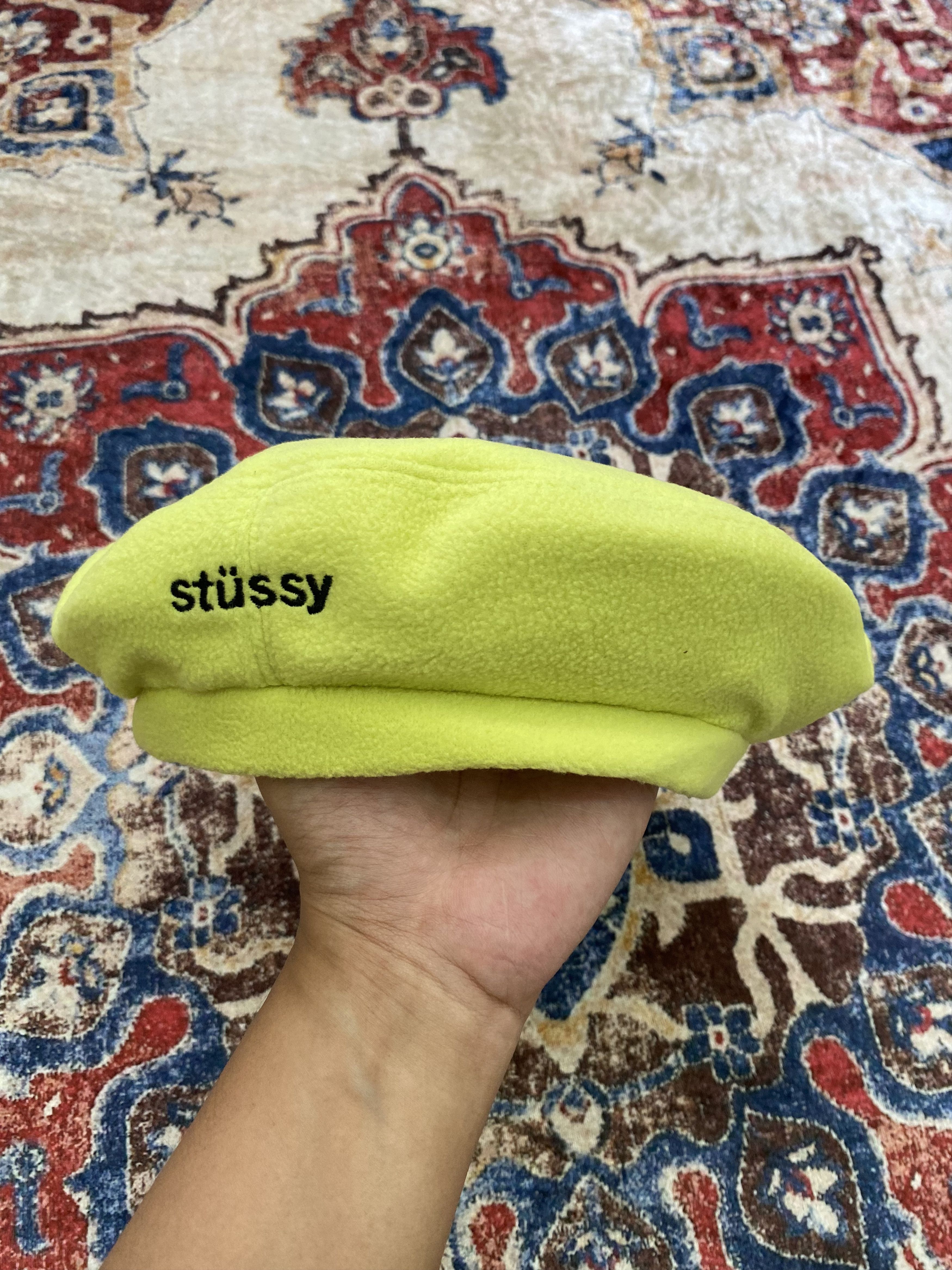 Stussy Stussy Bristol Polar Fleece Beret - Lemon Size ONE SIZE - 1 Thumbnail