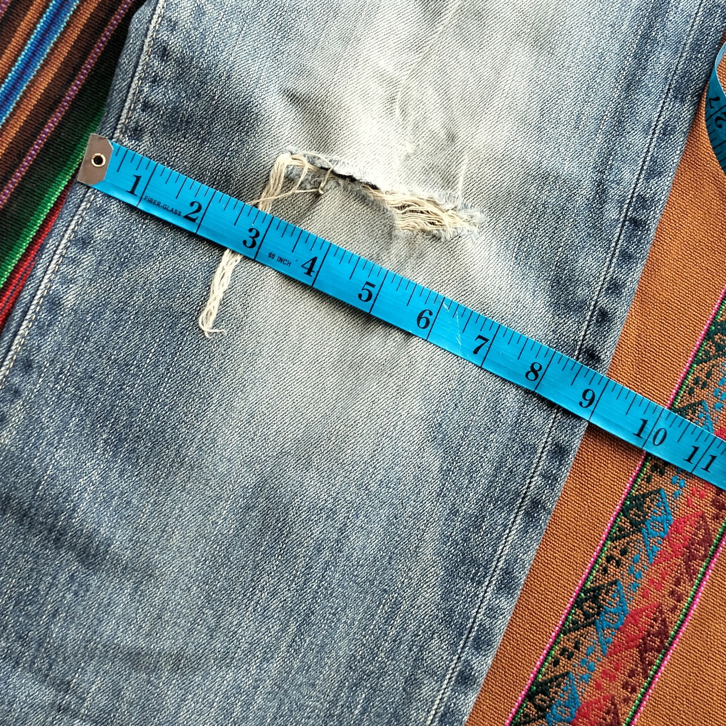 Edwin Vintage Edwin XV-S japan studded rhinestone denim Size US 34 / EU 50 - 19 Thumbnail