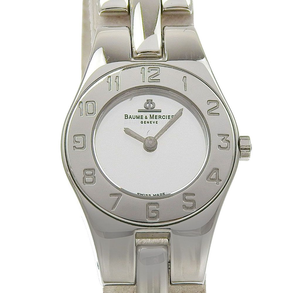 Other Other Baume & Mercier Linea Stainless Steel Watch Metal Quartz MV045204 DUTY FREE for USA Size ONE SIZE - 1 Thumbnail