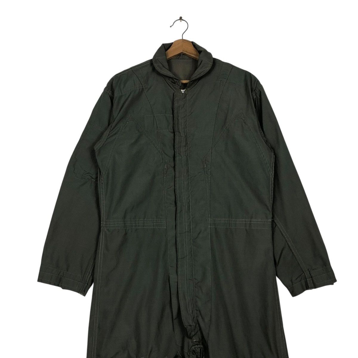 Buzz Rickson's 🔥VINTAGE COVERALL JUMPUITS US NAVY MILITARY SCOVILL ZIPPER Size US 38 / EU 54 - 4 Thumbnail
