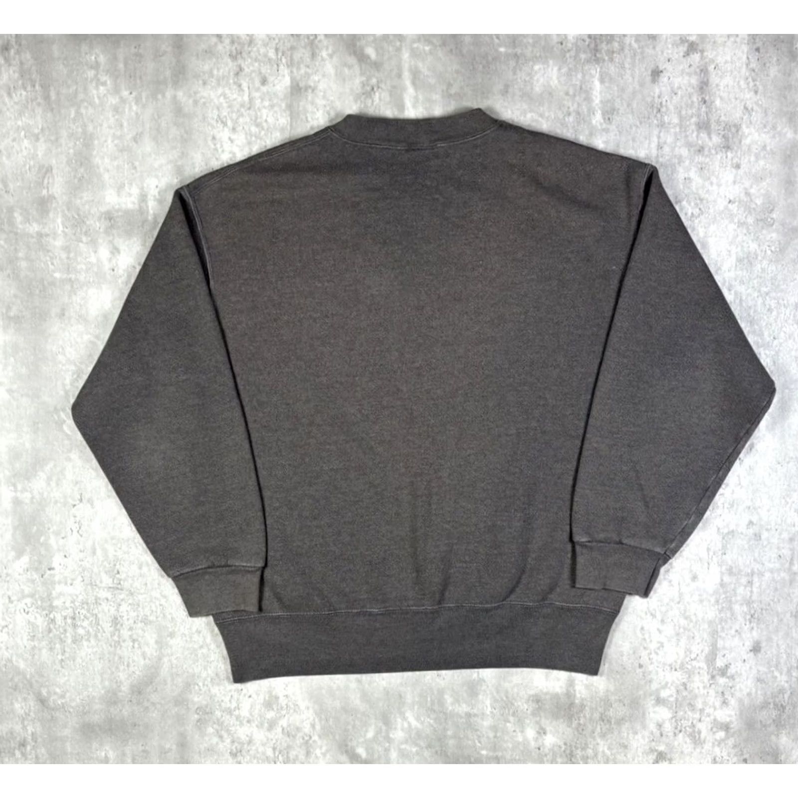 Vintage VINTAGE USA Flag Sweatshirt Pullover Mens M Brown 90s Graphic Print Fleece Size US M / EU 48-50 / 2 - 6 Thumbnail