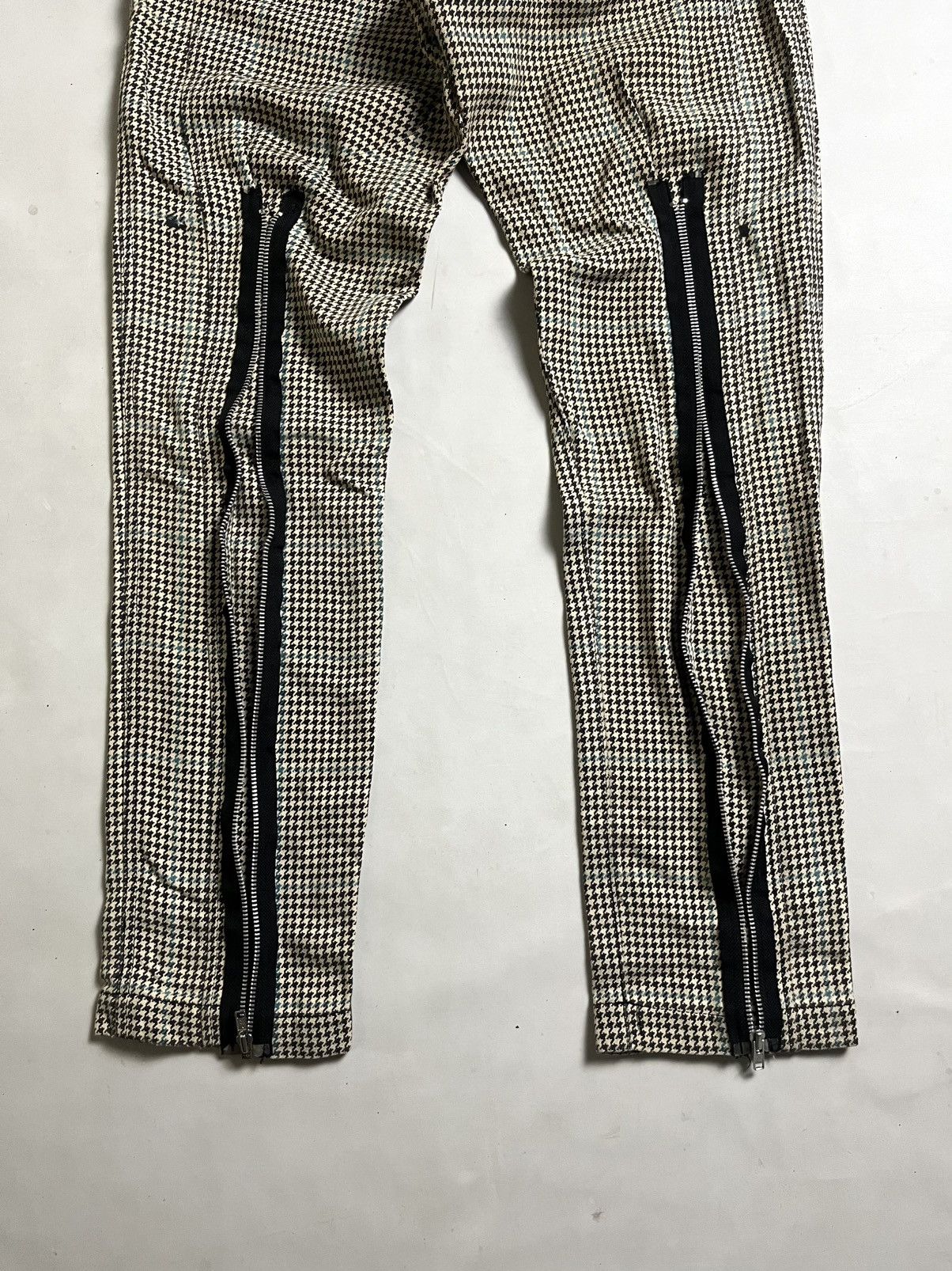 Beauty Beast 90s - Milkboy houndtooh Zipper Pant / lgb / i6 w 9 style Size US 32 / EU 48 - 9 Thumbnail