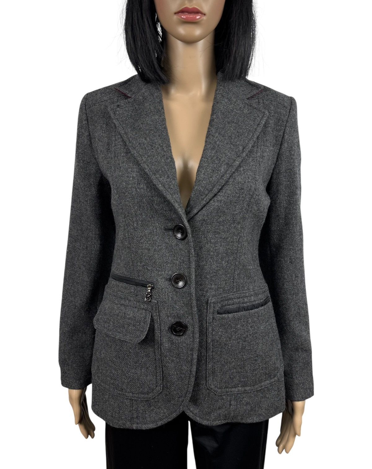 Bogner Bogner Twill Wool Blazer Jacket size S Size S / US 4 / IT 40 - 2 Thumbnail