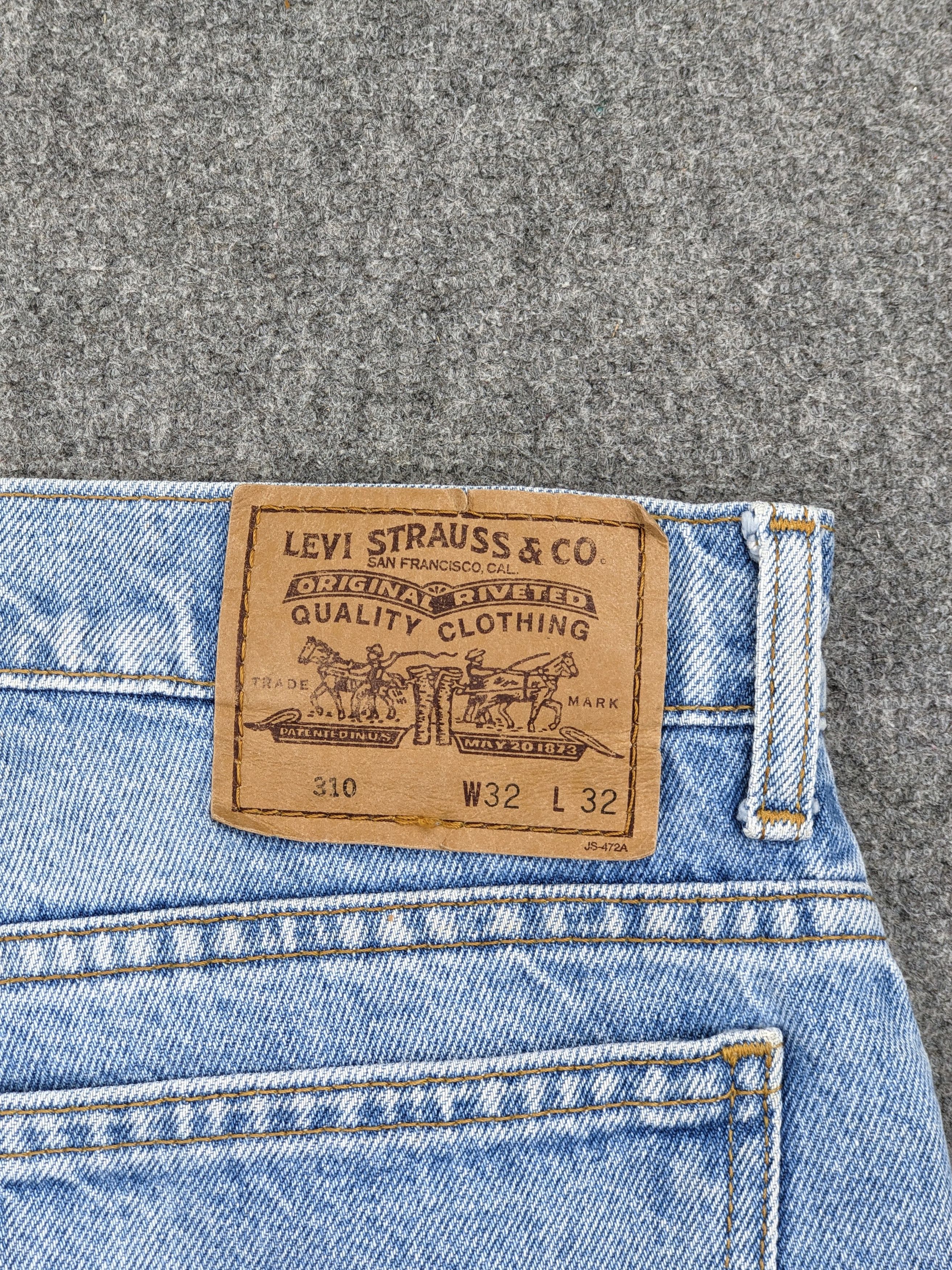 Levi's × Vintage Vintage 80s Levis 310 Orange Tabs Jeans DJ0025Z Size US 35 - 4 Thumbnail