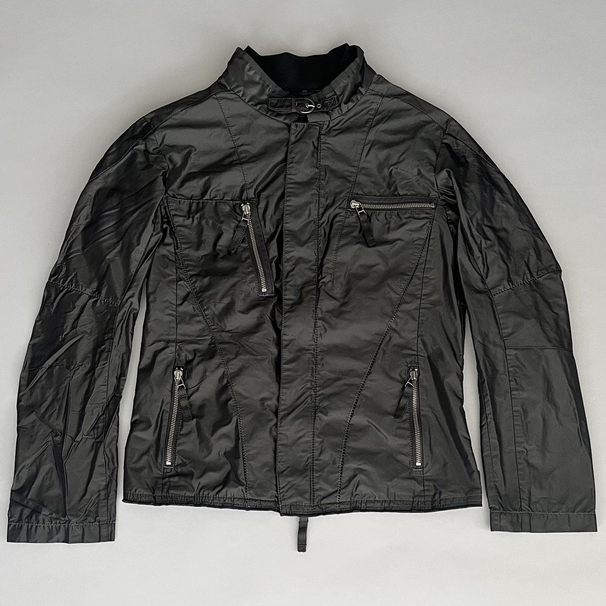 Marithe + Francois Girbaud Marithé + François Girbaud S/S08 Nylon Multi Zip Moto Jacket Size US M / EU 48-50 / 2 - 1 Thumbnail