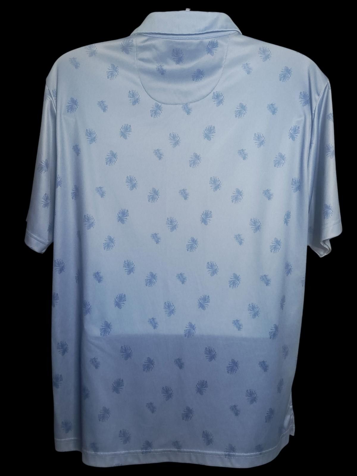 PGA Tour PGA Tour Men's Light Blue Short Sleeve Polo Shirt Size US L / EU 52-54 / 3 - 7 Thumbnail