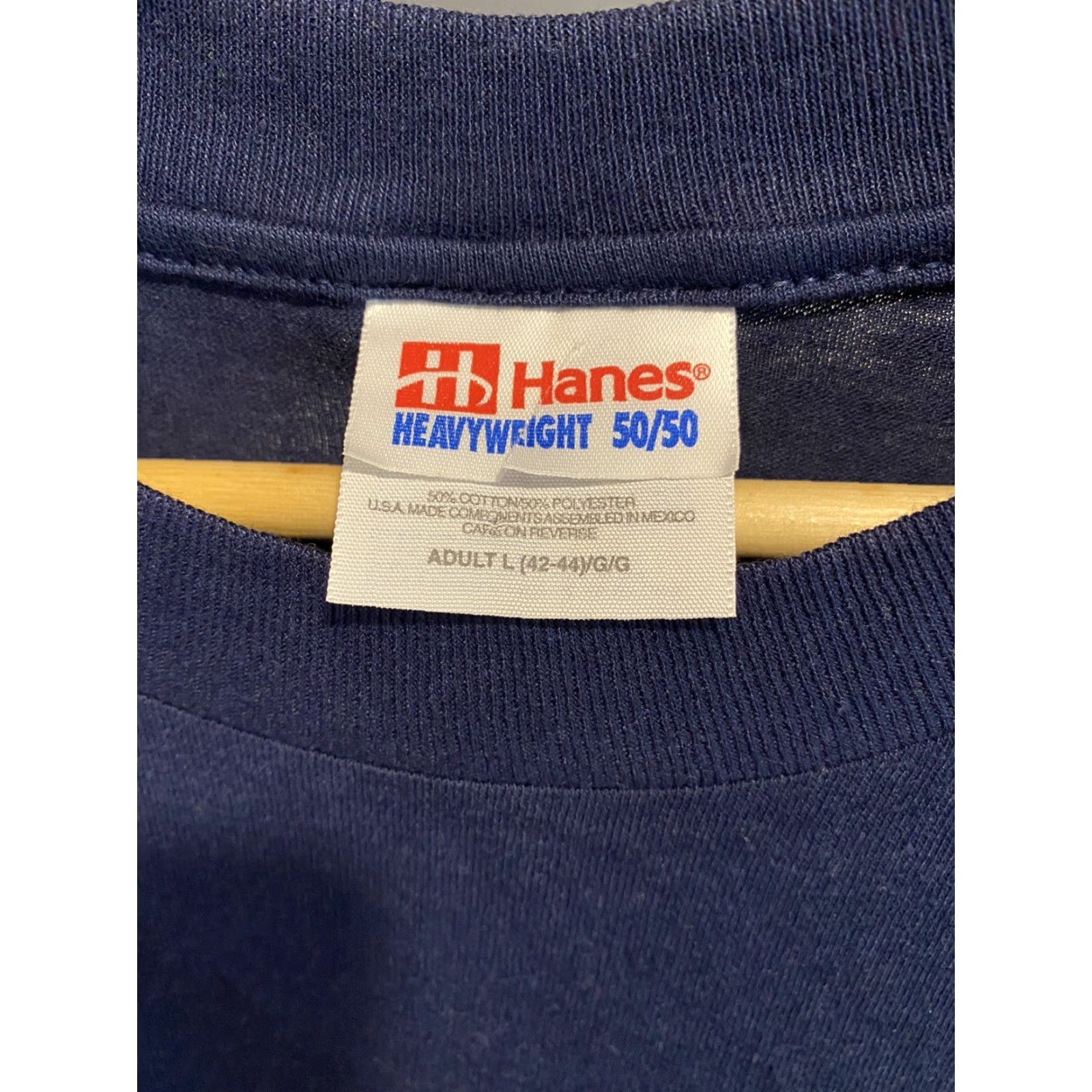 Hanes **Large Hanes Mens Puerto Rico Navy Blue Surf Shirt** User: **Large Hanes Mens Puerto Rico Navy Blue Tiki Shirt** Size US L / EU 52-54 / 3 - 5 Thumbnail