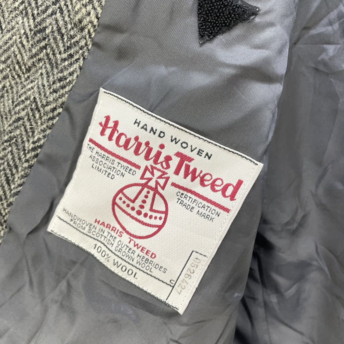 Harris Tweed 💥Vintage Harris Tweed Herringbone Jacket Size US M / EU 48-50 / 2 - 8 Thumbnail