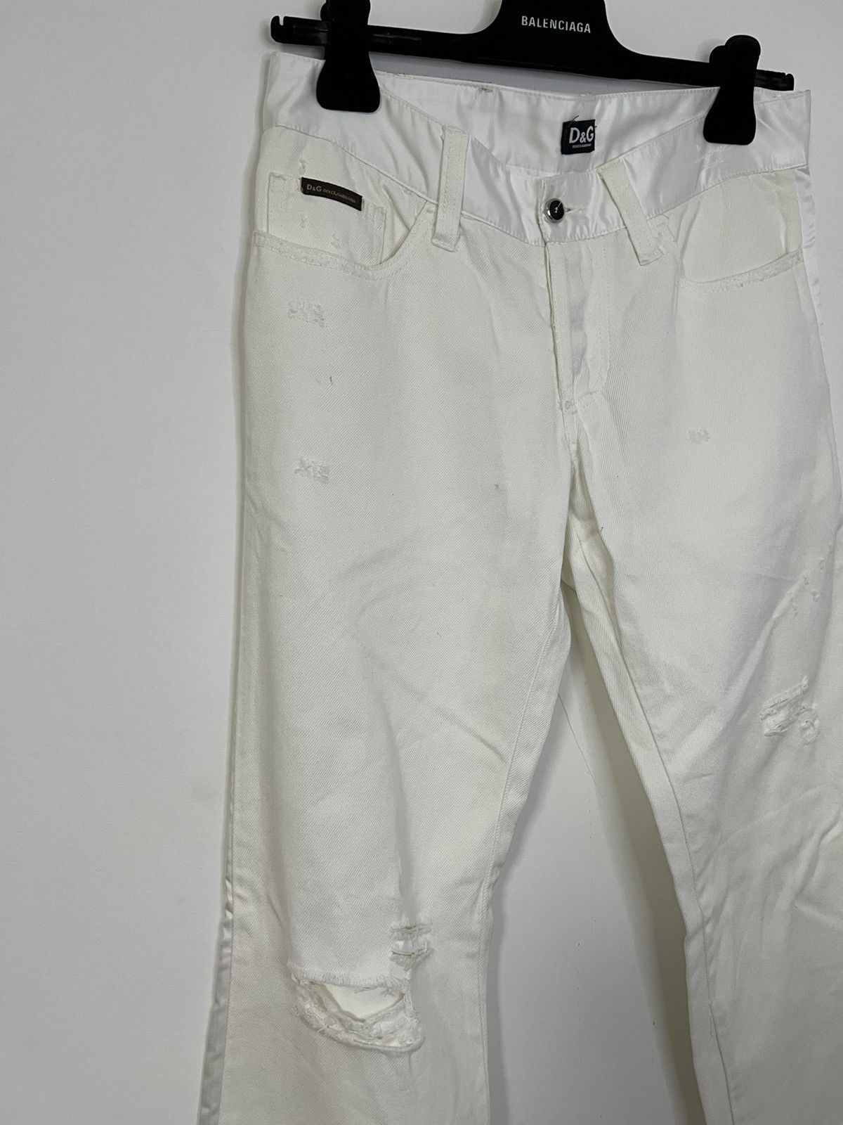 Dolce & Gabbana Dolce & Gabbana white jeans cotton M Size 31" - 3 Thumbnail