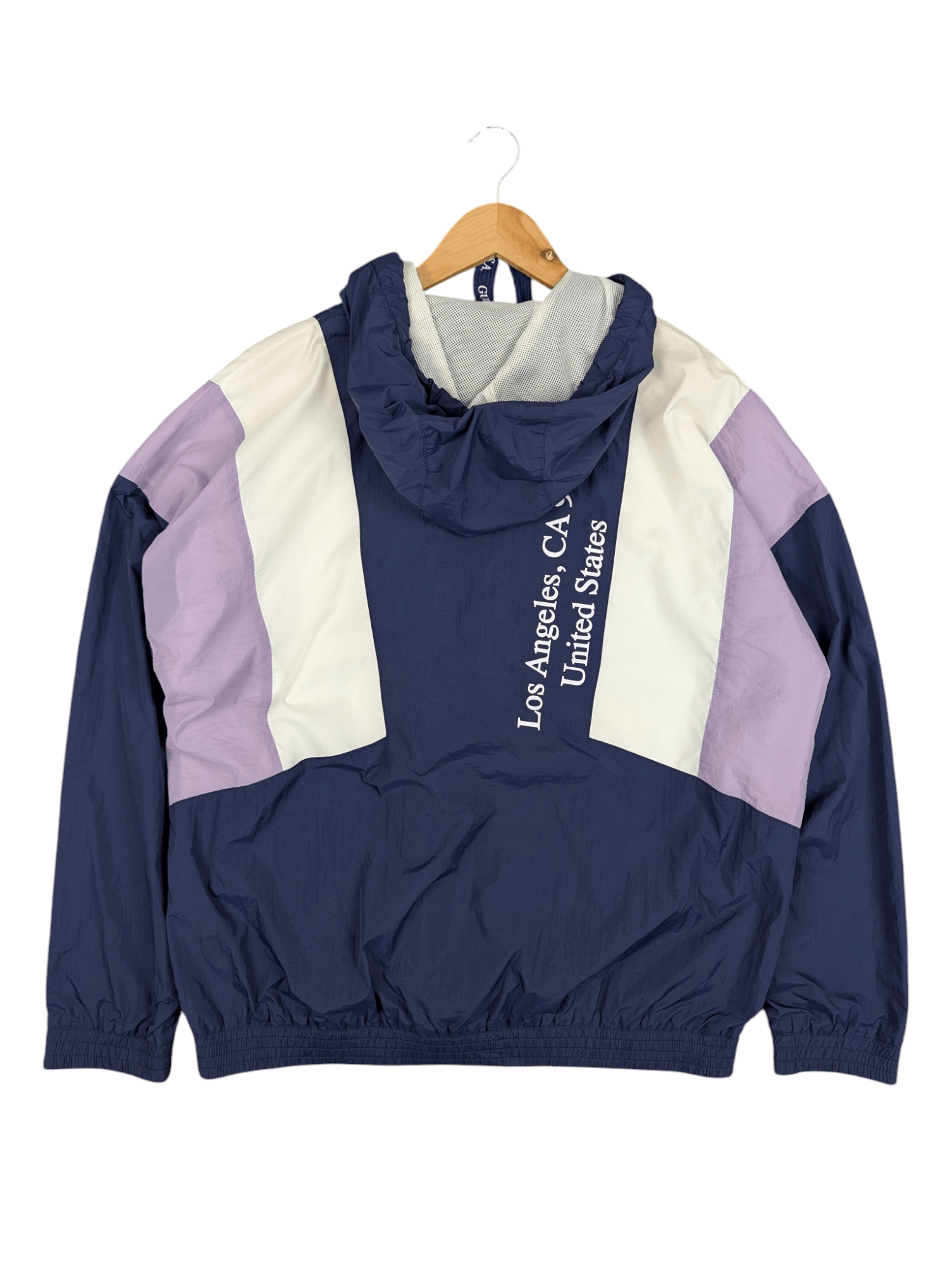 Guess Guess Los Angeles Centre Logo Hooded Light Jacket Size US L / EU 52-54 / 3 - 11 Thumbnail