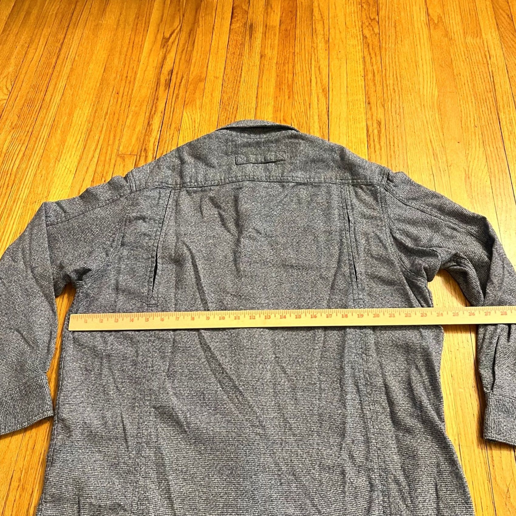 Duluth Trading Company Duluth Flannel Shirt Mens Large Blue Heathered Button Up Long Sleeve Size US L / EU 52-54 / 3 - 5 Thumbnail