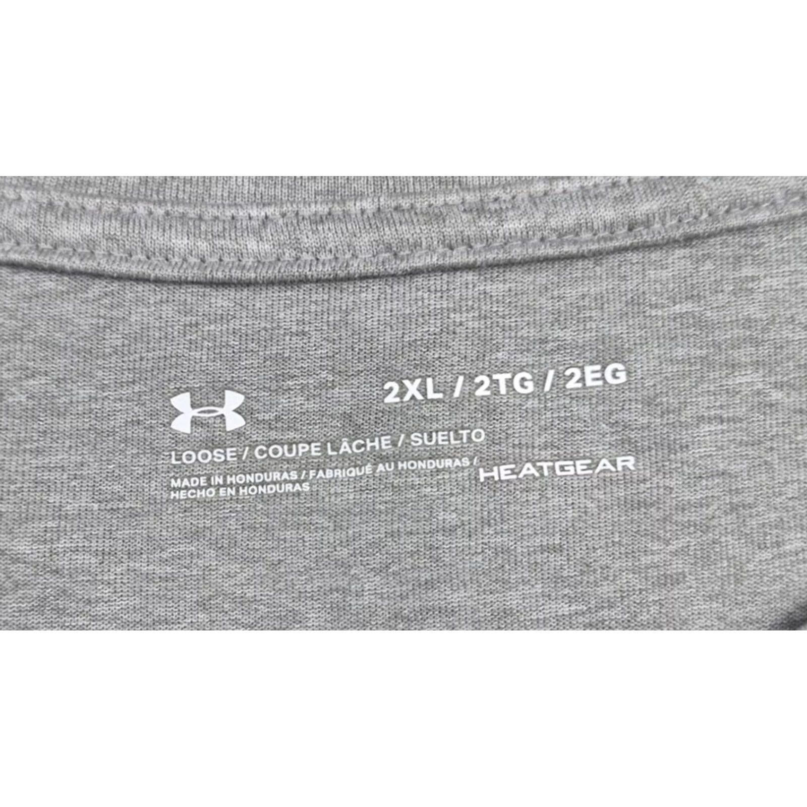 Under Armour Under Armour HeatGear Shirt Mens 2XL Gray Graphic Tee Disc Golf Flag Grip It And Rip It ESTABLISHED 2021 Sports Tee Shirt Mens 2XL Gray Size US XXL / EU 58 / 5 - 5 Thumbnail