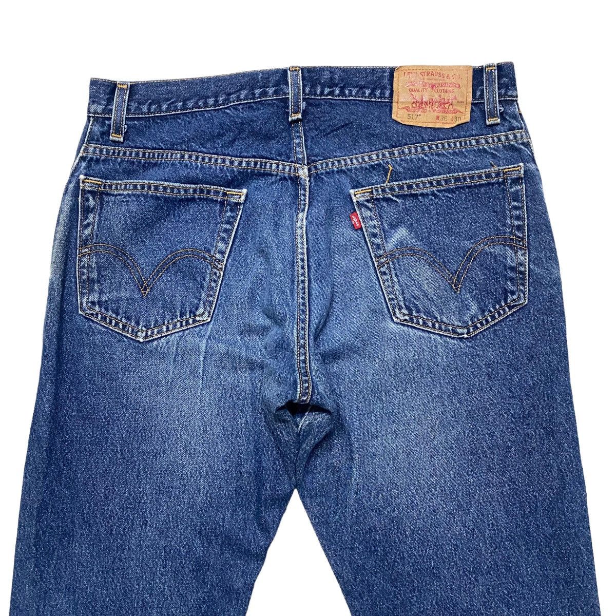 Levi's Vintage Levis 517 Bootcut Distressed Jeans Size US 34 / EU 50 - 10 Thumbnail