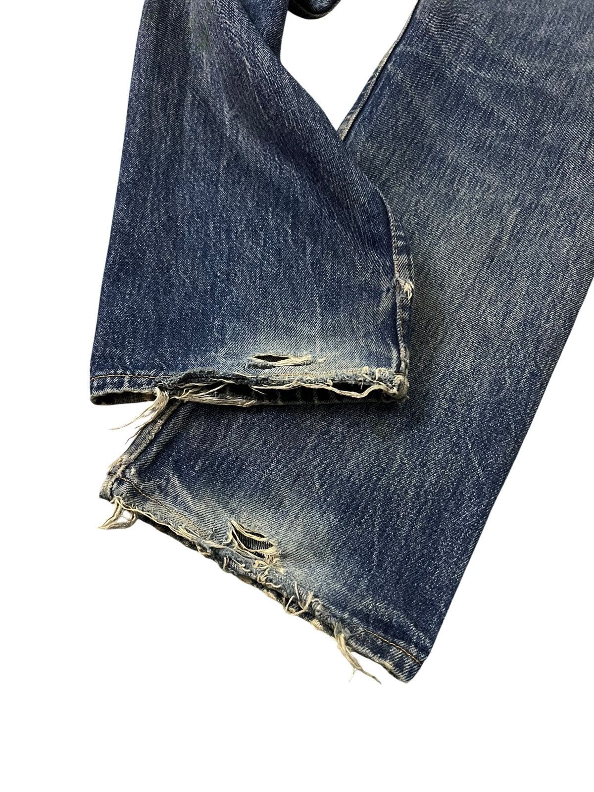 Levi's Vintage 90’s Levi’s 501 Distress Ripped Jean#kurt corbain Size US 30 / EU 46 - 15 Thumbnail