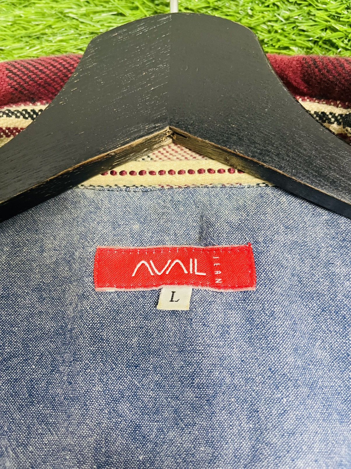 Japanese Brand Avail Jean Zipper Jacket (21) Size US L / EU 52-54 / 3 - 9 Thumbnail