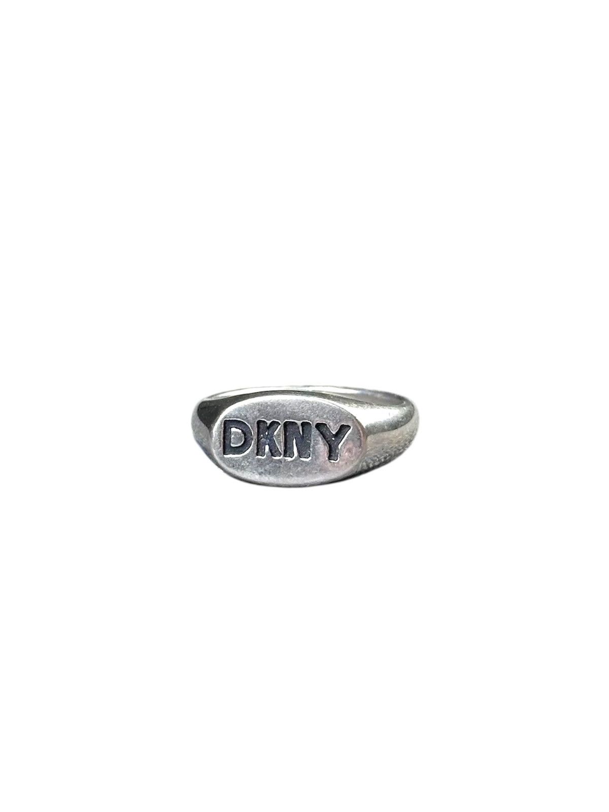 DKNY DKNY LOGO ENGRAVED SIGNET RING Size ONE SIZE - 3 Thumbnail