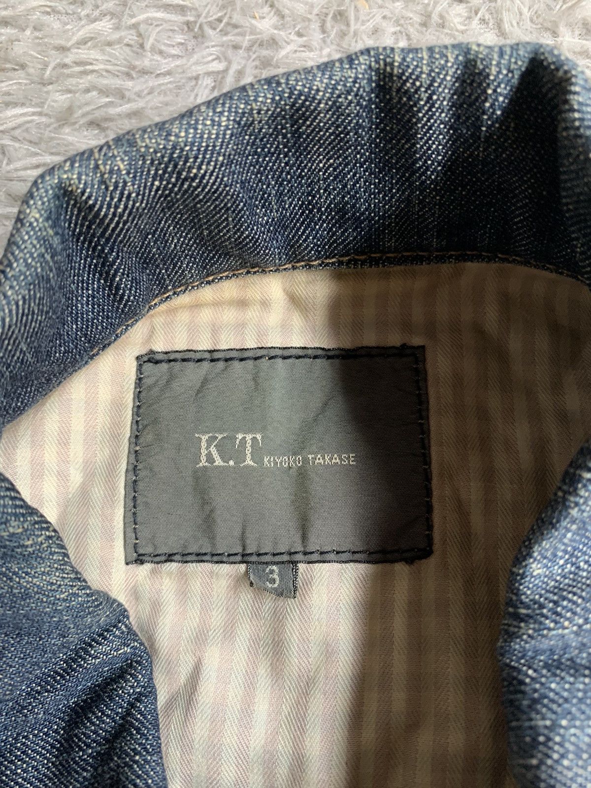 Designer × Japanese Brand × Vintage K.T Kiyoko Takase Trucker Denim Selvedge Jacket Size S / US 4 / IT 40 - 3 Thumbnail