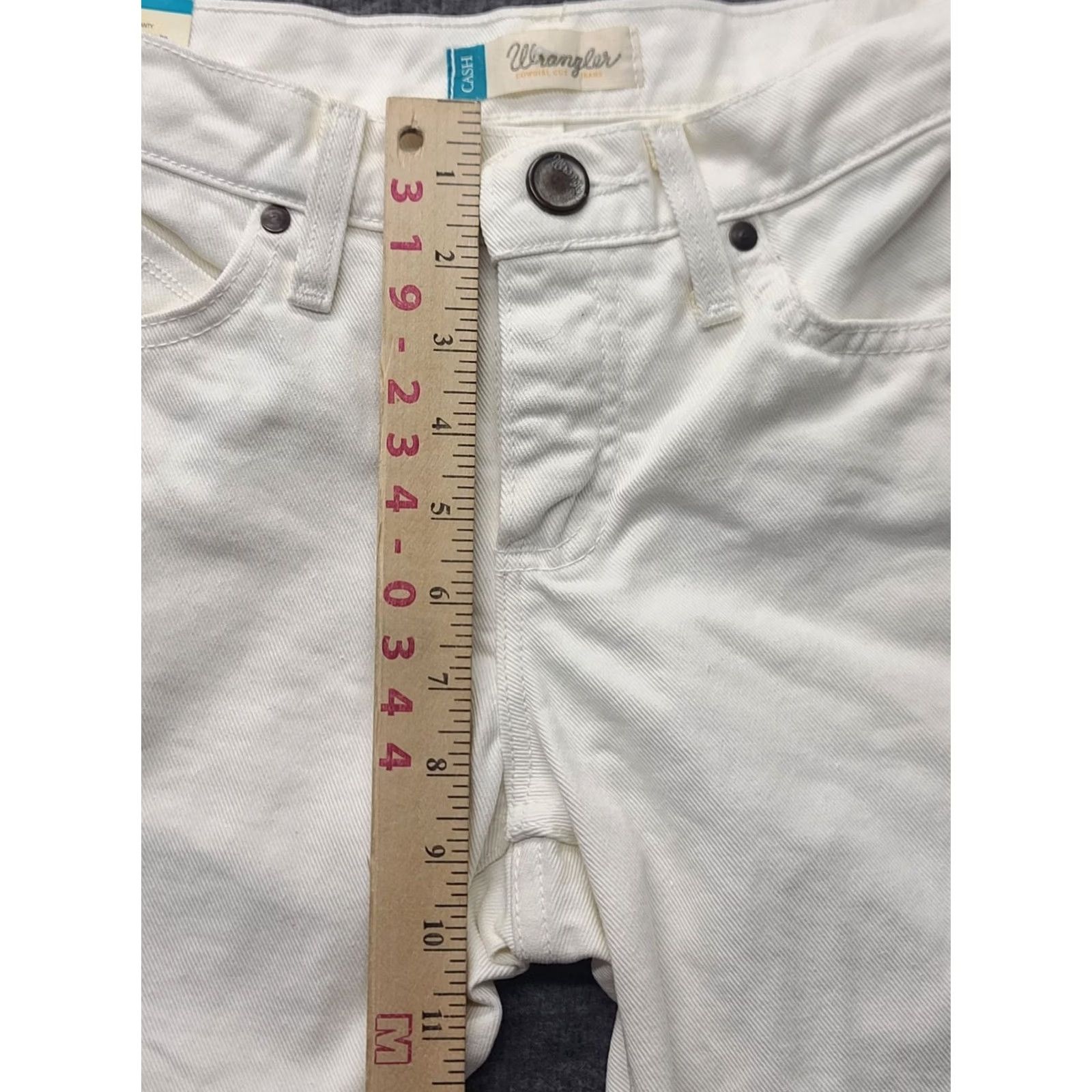 Wrangler Wrangler Jeans Womens Regular Bootcut Mid Rise 1/2 Zip Button Denim Blue 34 In Inseam 2 5-Pocket Riding Cowgirl Cash Size 26" / US 2 / IT 38 - 5 Thumbnail