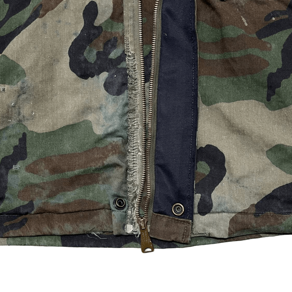 Vintage Vintage 70's Army Camouflage Military Jacket Size US M / EU 48-50 / 2 - 8 Thumbnail