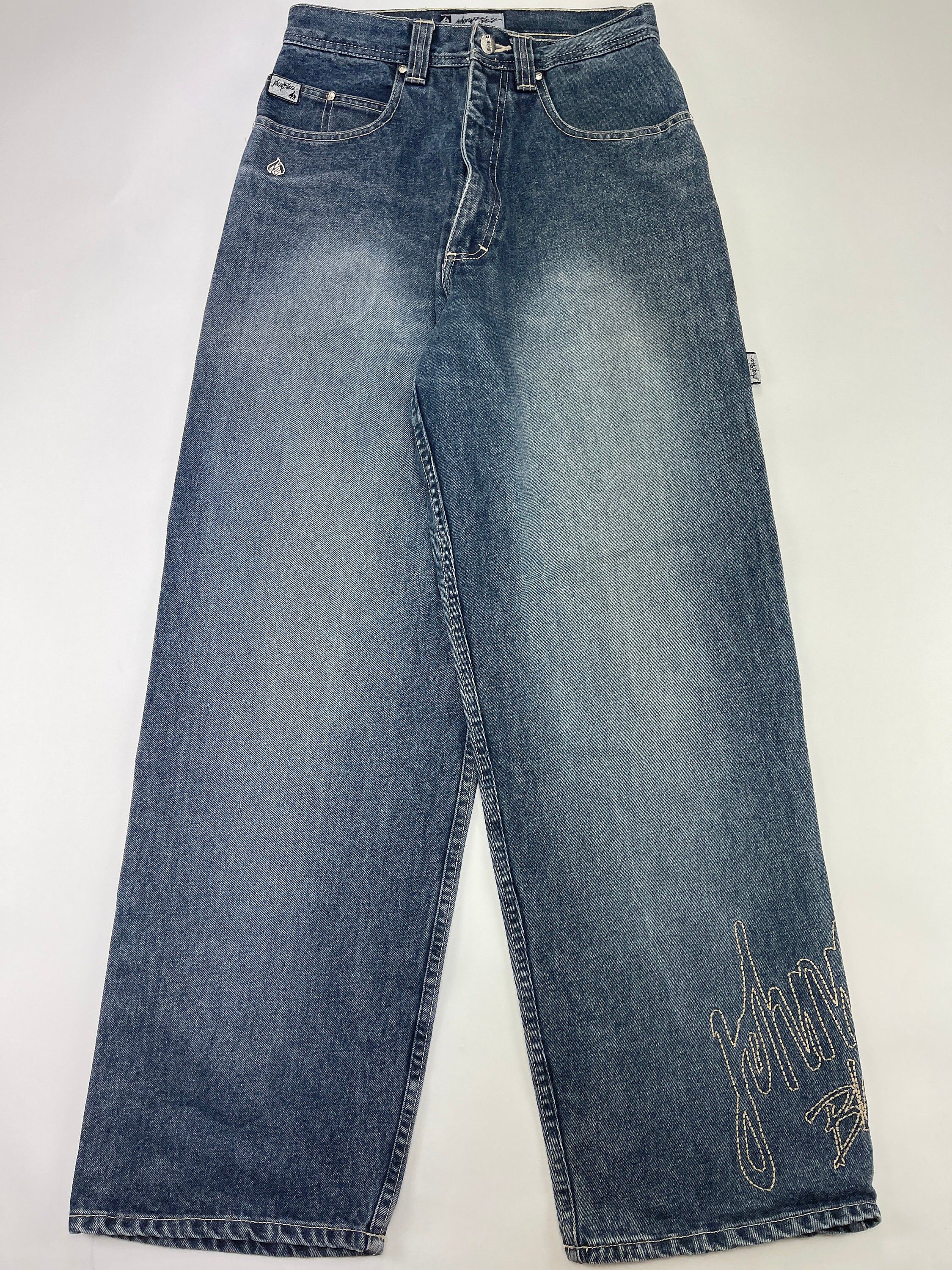 Wu-Tang Clan Johnny Blaze jeans vintage Wu Wear Wu Tang Clan 90s 1990s 28 Size US 28 / EU 44 - 2 Thumbnail