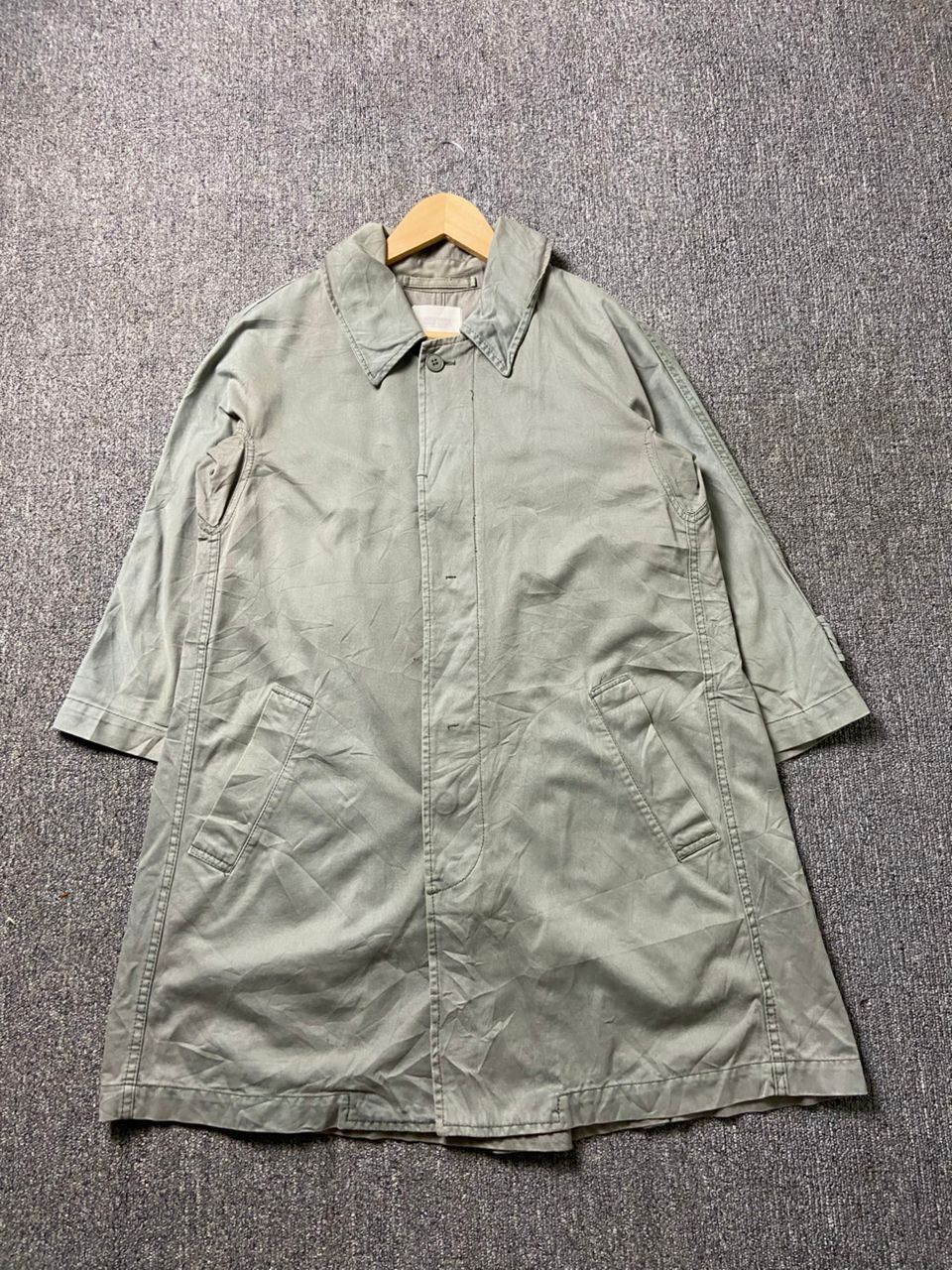 Zucca Zucca Japanese Brand Hidden Button Trench Coat (189) Size US XS / EU 42 / 0 - 1 Thumbnail