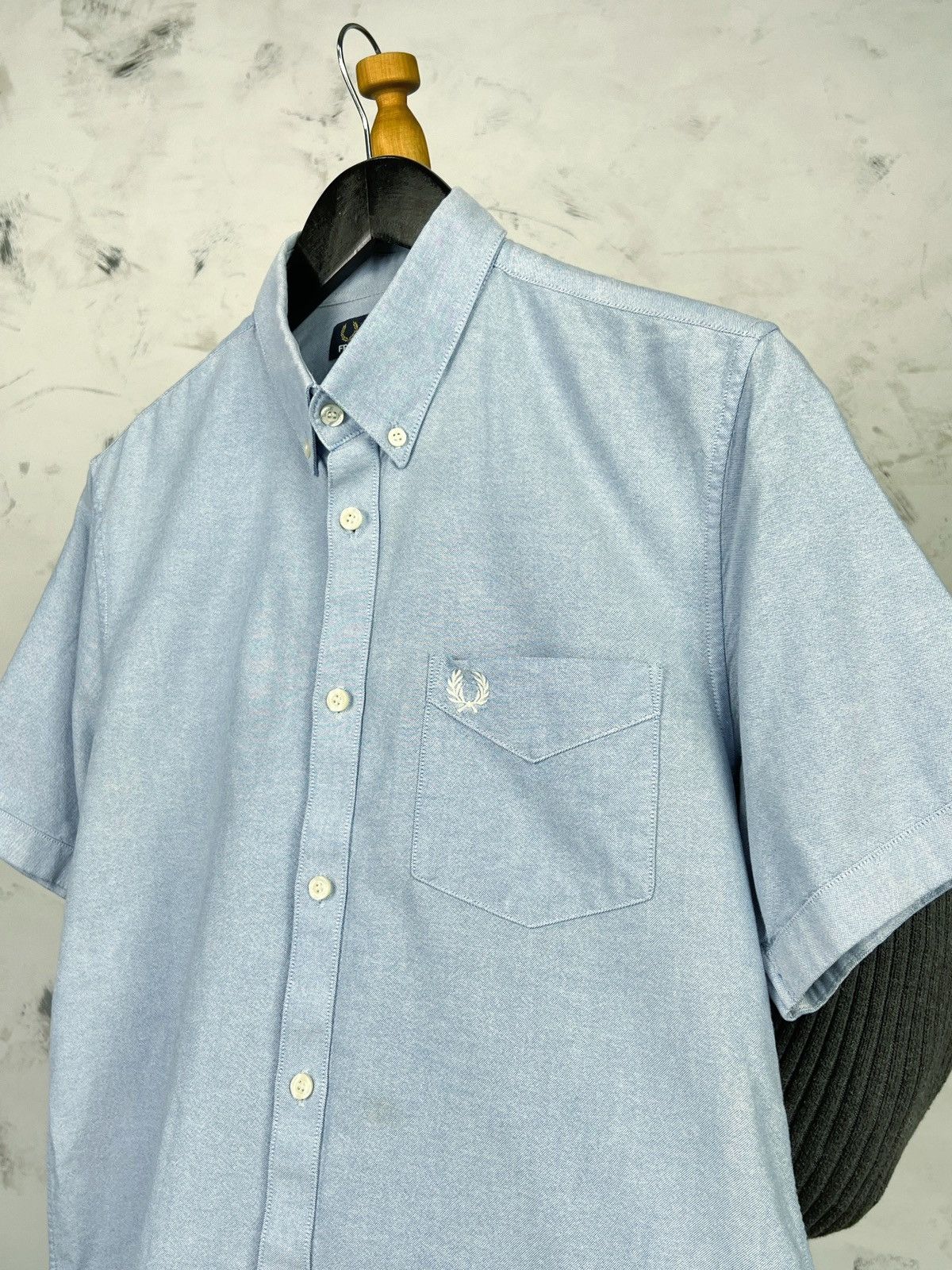 Fred Perry Fred Perry Short Sleeve Button Up Shirt Size S - M Size US M / EU 48-50 / 2 - 2 Thumbnail