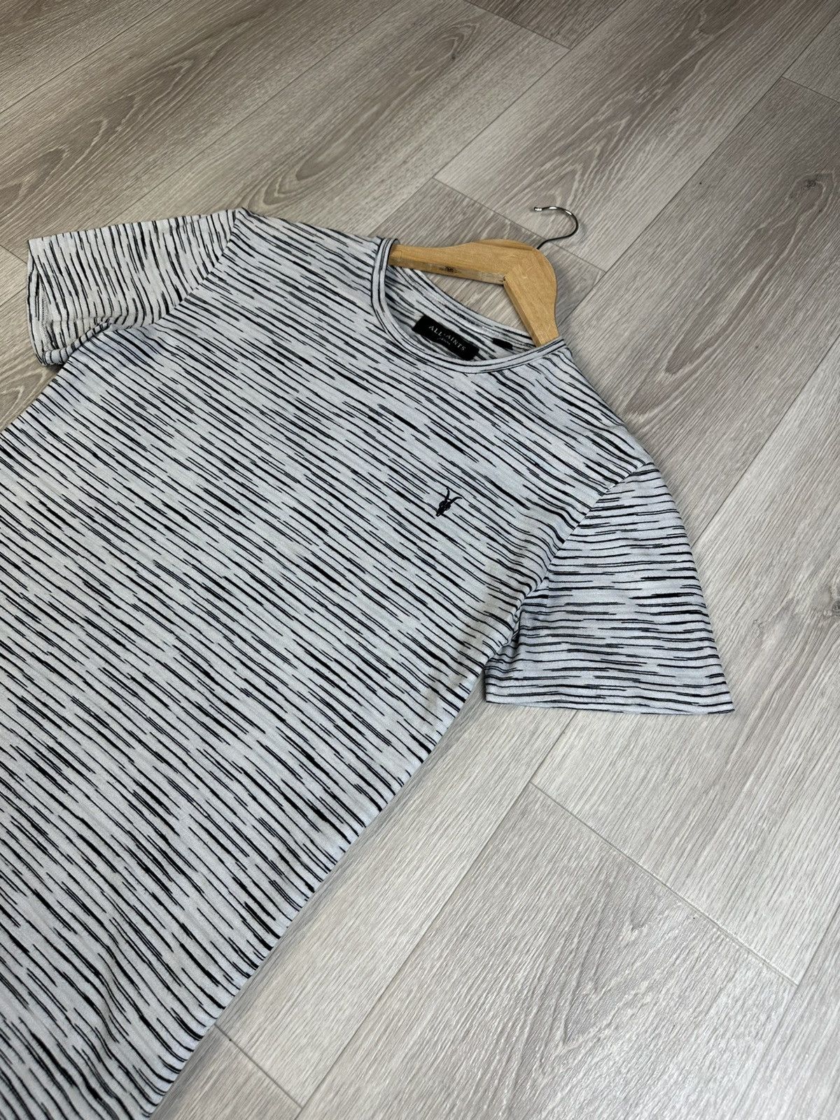 Allsaints Allsaints Tonic San Stripped Short Sleeve T-shirt Size US M / EU 48-50 / 2 - 2 Thumbnail