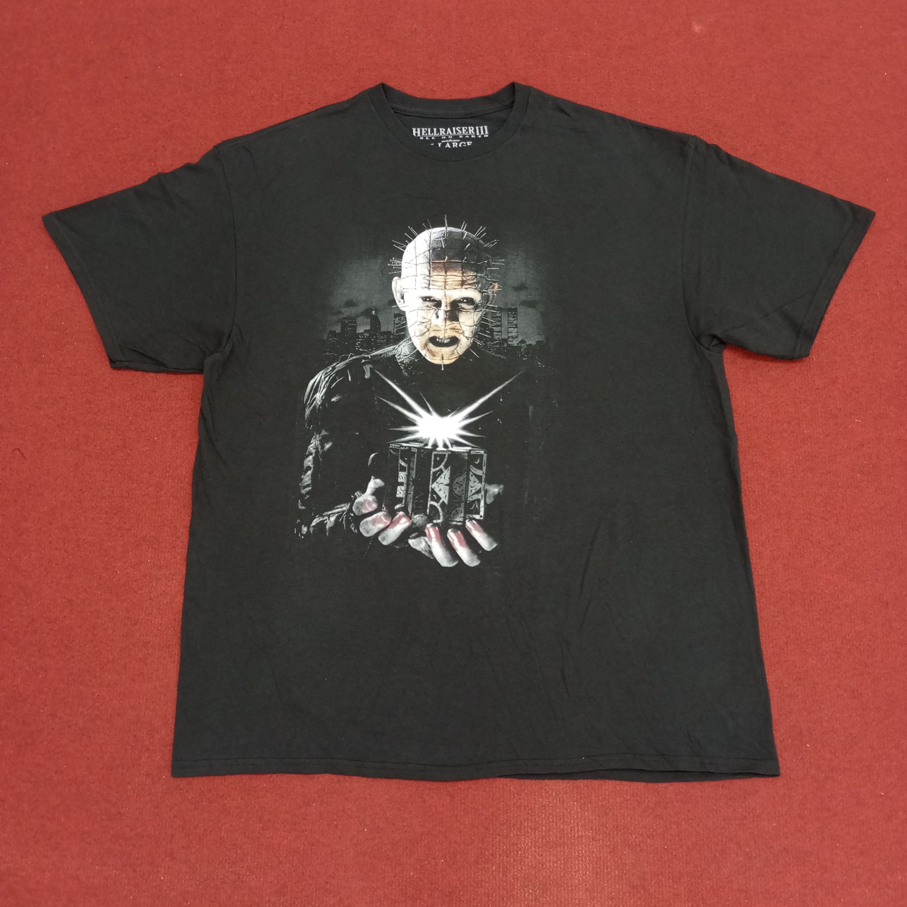Vintage Hellraiser III Horror Movie Promo Style Tshirt Size US XL / EU 56 / 4 - 1 Thumbnail